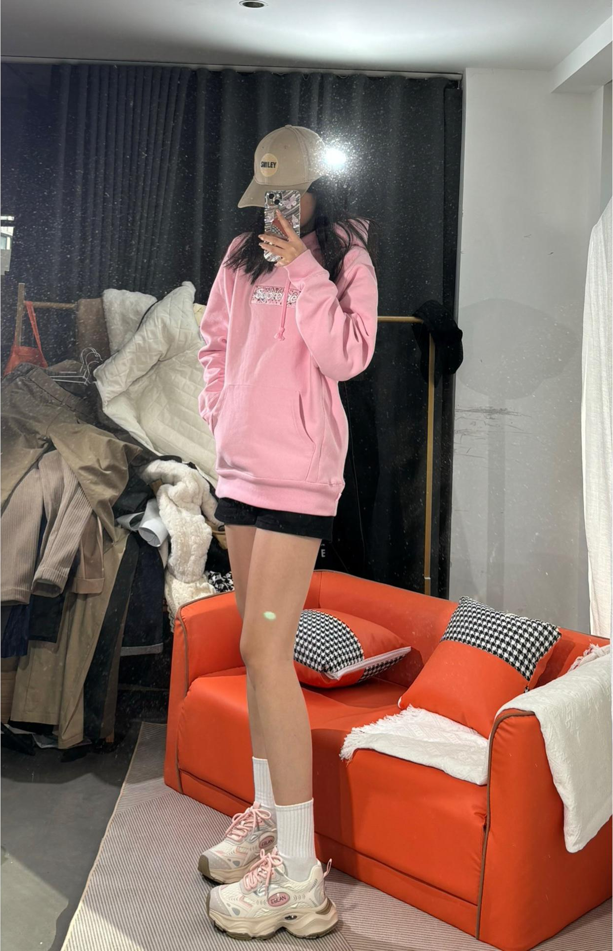 Supreme 19FW Bandana Box Logo Hooded Sweatshirt