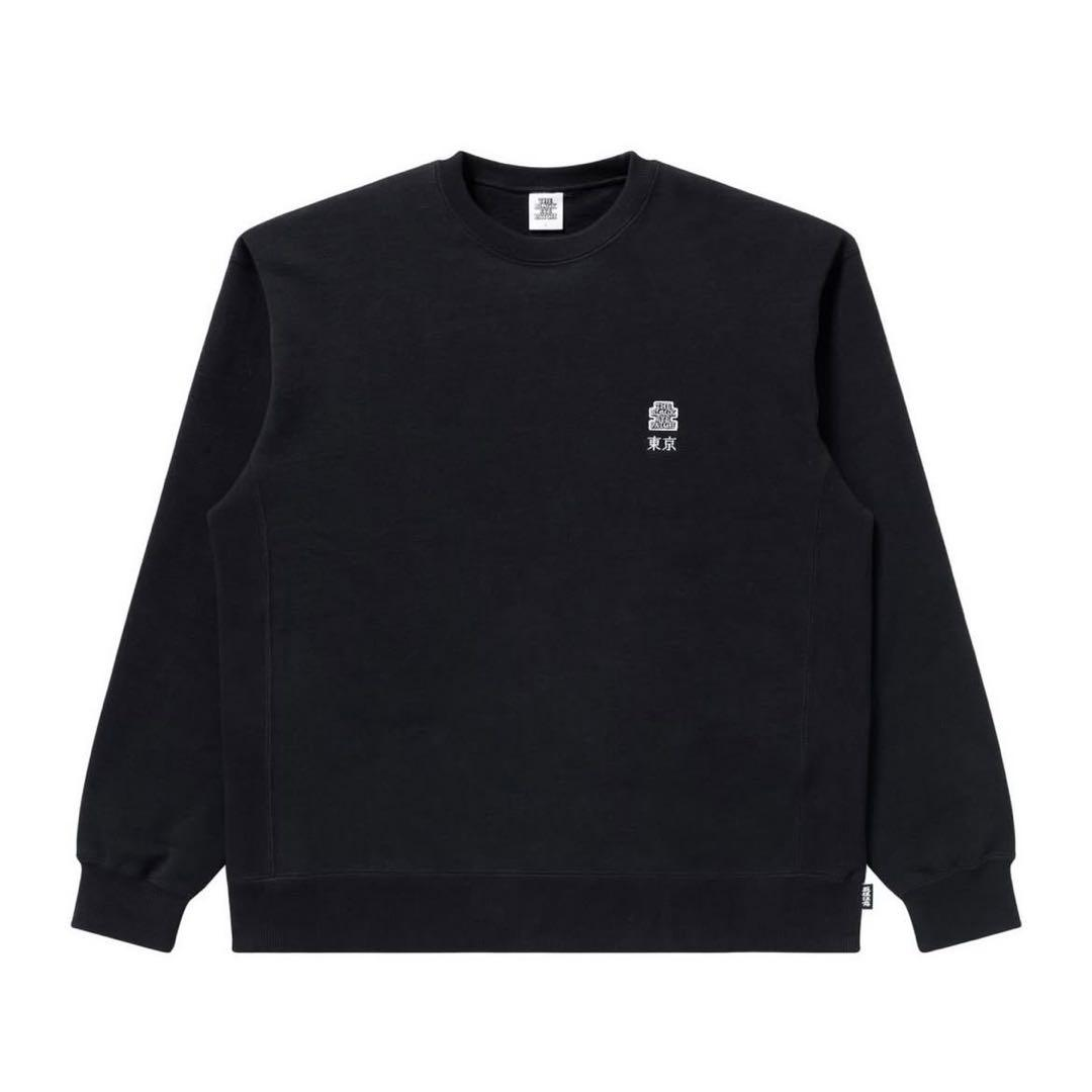 BLACK EYE PATCH OG DRAGON CREW SWEAT BLACK