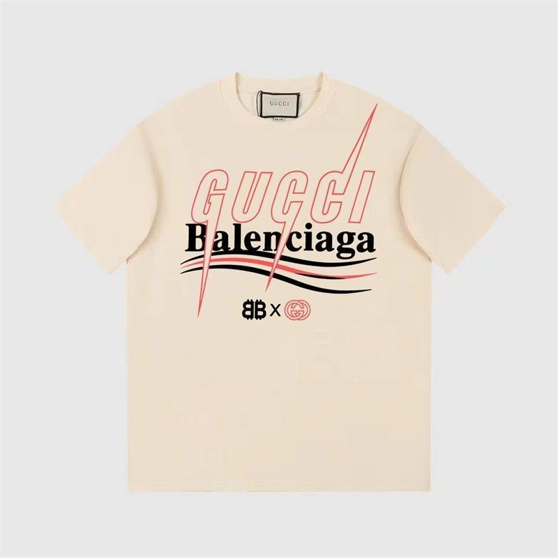 【GUCCI x BALENCIAGA公式旗艦店】男女兼用 Tシャツ ご好評に付き再入荷！