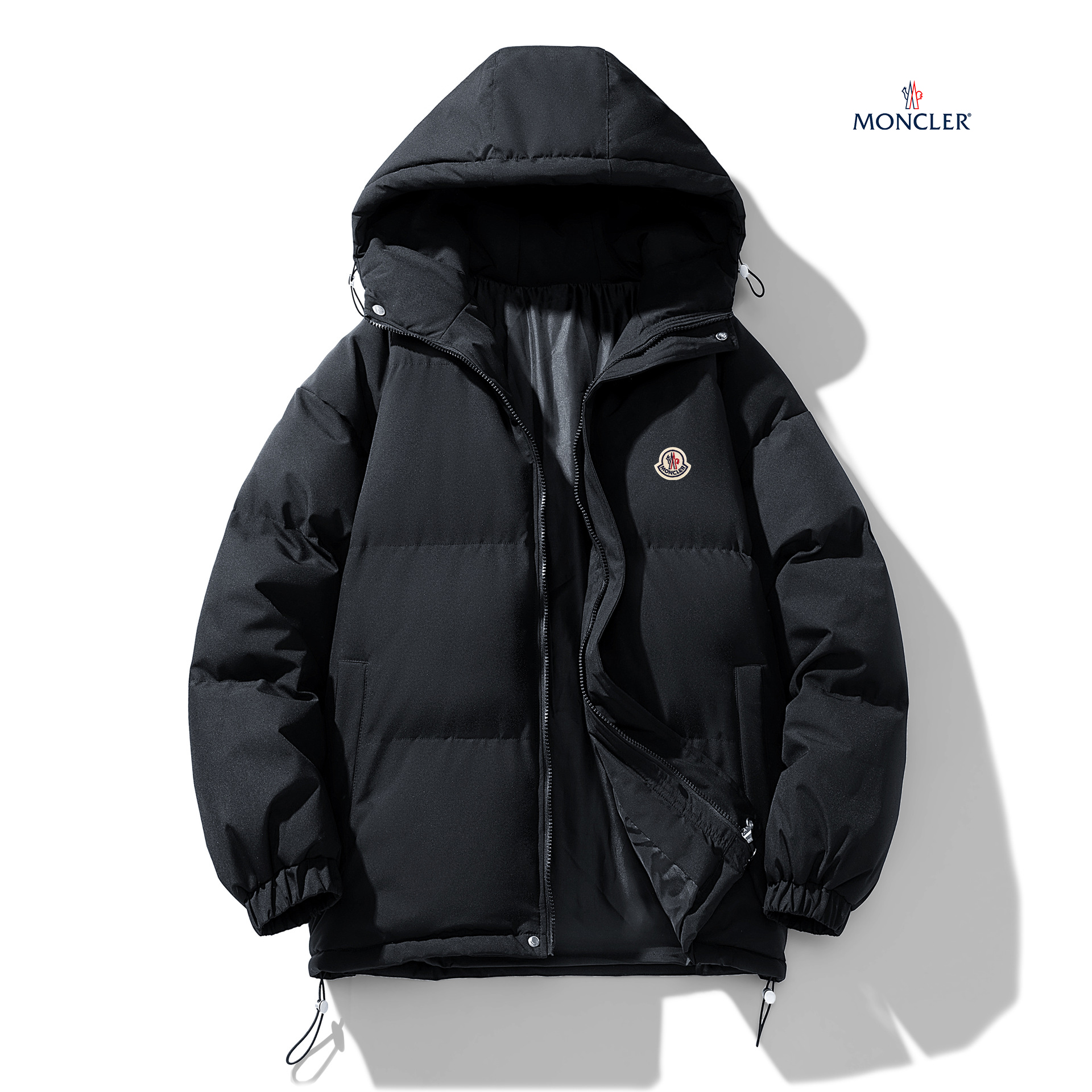 MONCLER メンズ ショート クラシック フード付き カジュアル ジャケット