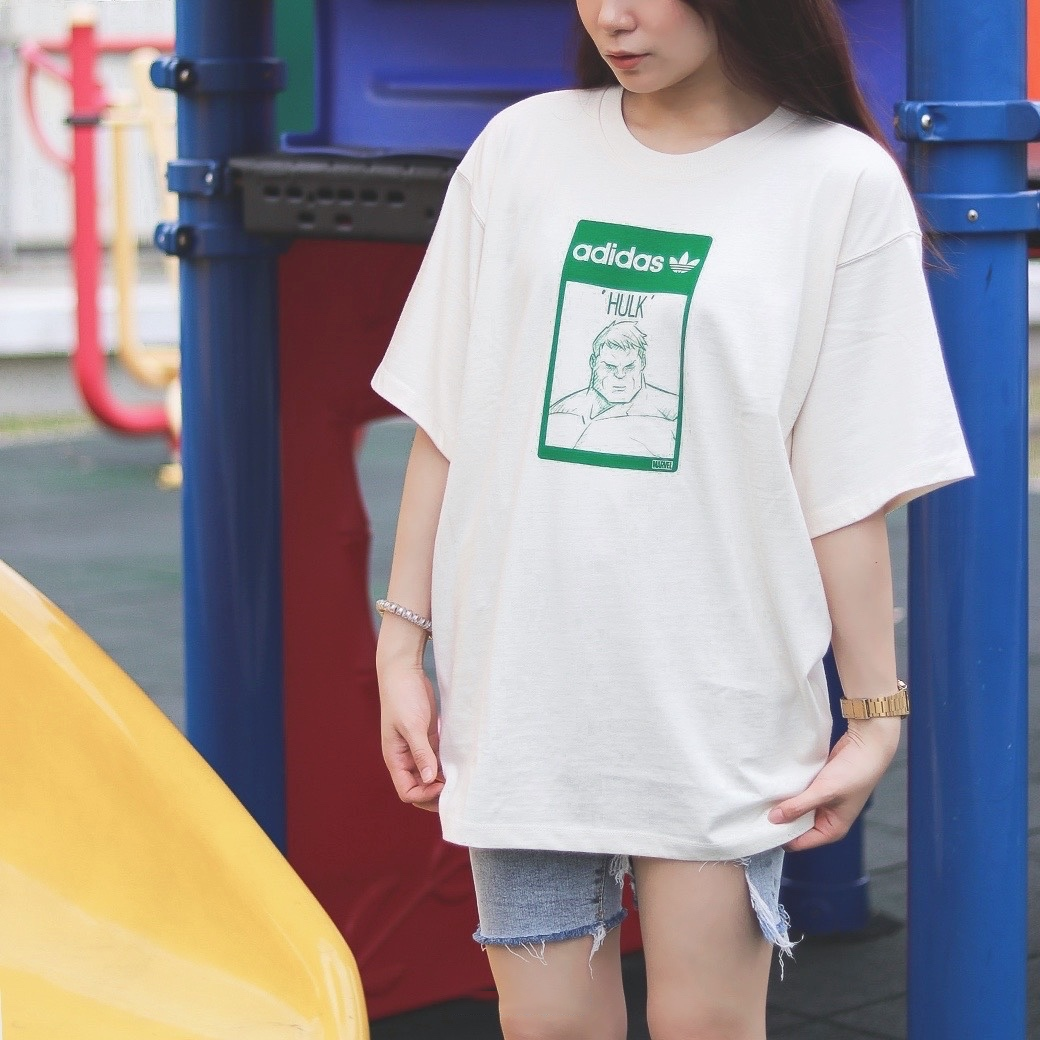 ADIDAS x DISNEY ディズニー共同ブランド 半袖ハルクTシャツ