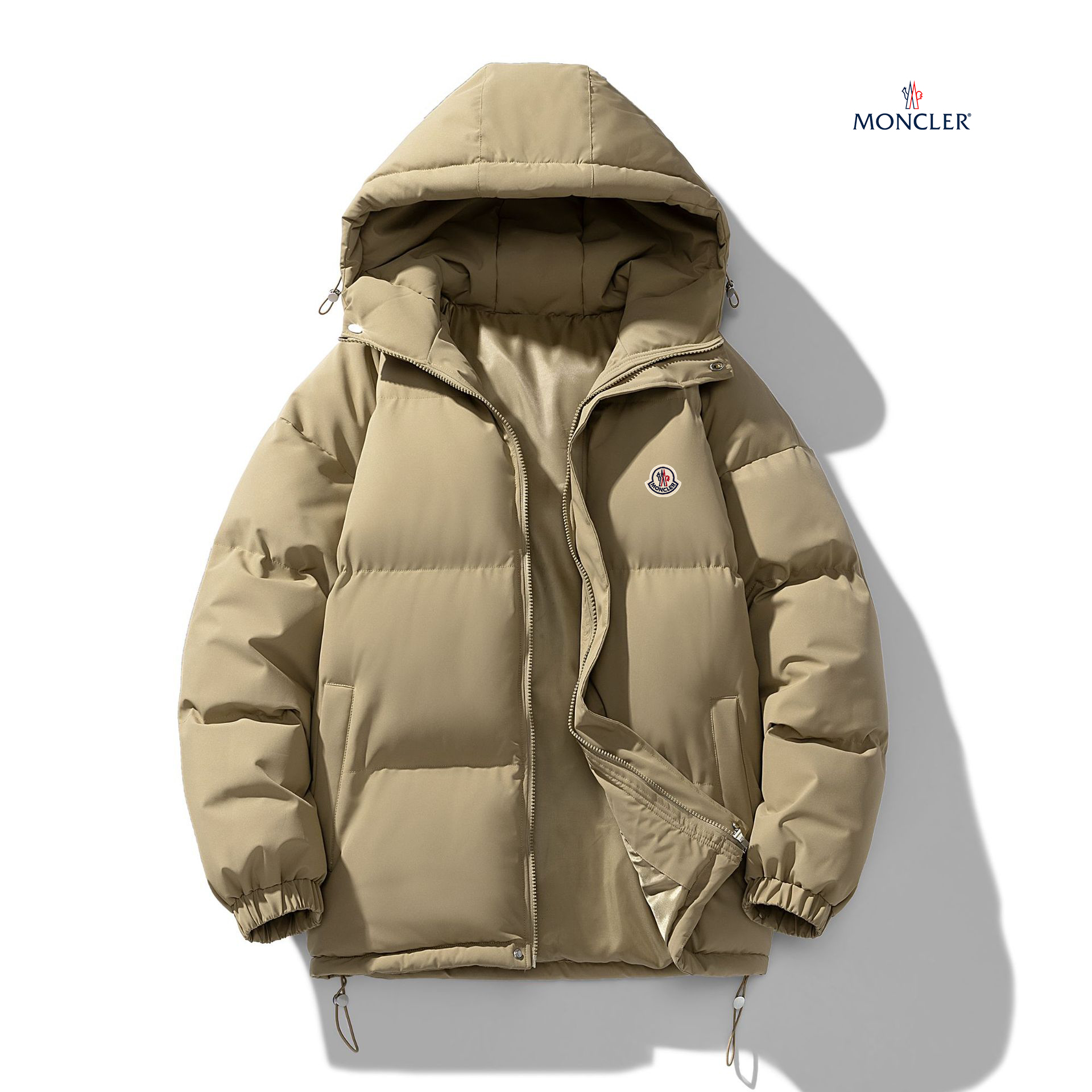 MONCLER メンズ ショート クラシック フード付き カジュアル ジャケット