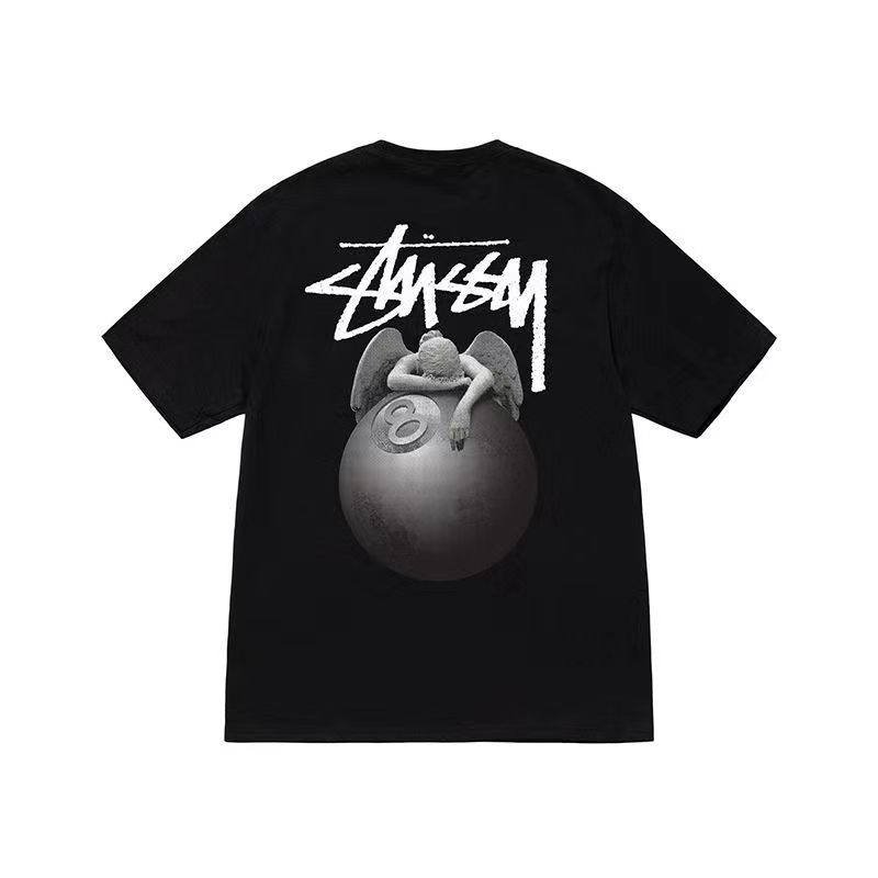 STUSSY Angel series men's and women's T-shirts