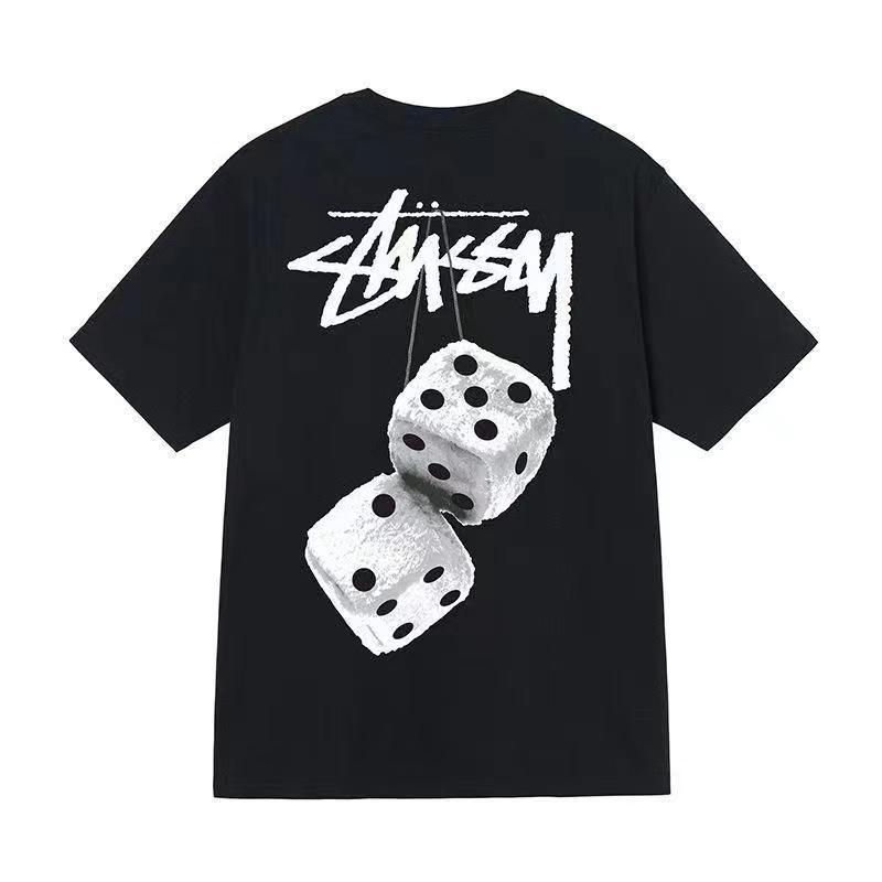 STUSSY DICE TEE Dice print short sleeve T-shirt