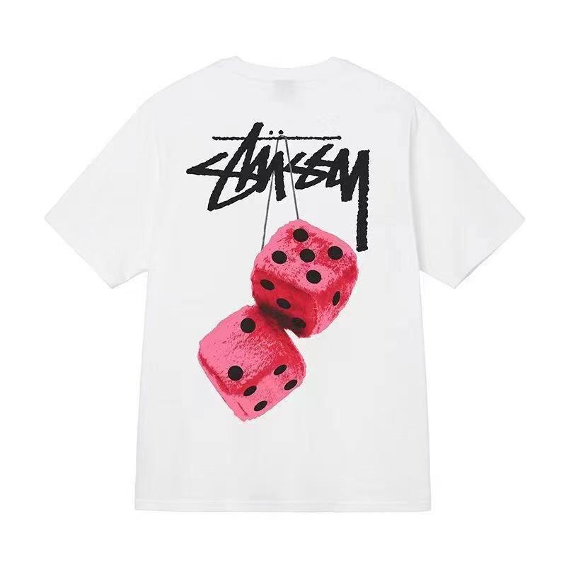 STUSSY DICE TEE Dice print short sleeve T-shirt