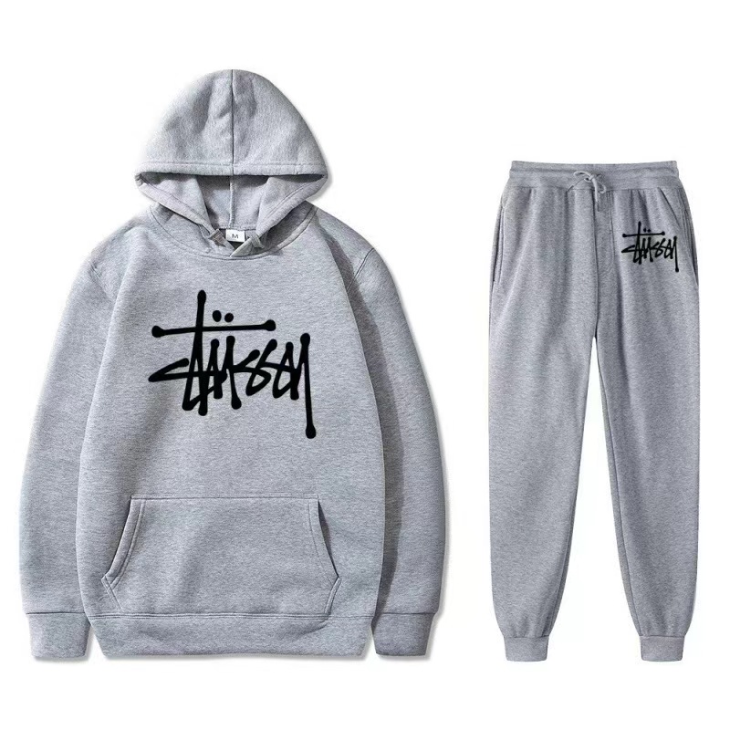 【春の期間限定割引価格】 STUSSY casual 2-piece set 【top + pants】（ユニセックス）