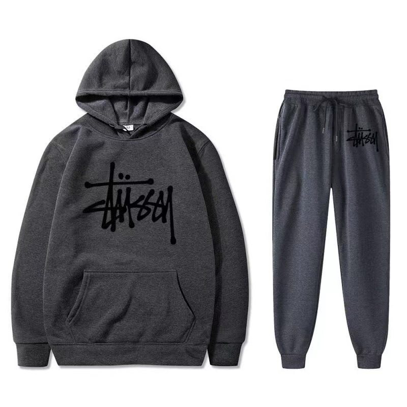 【春の期間限定割引価格】 STUSSY casual 2-piece set 【top + pants】（ユニセックス）