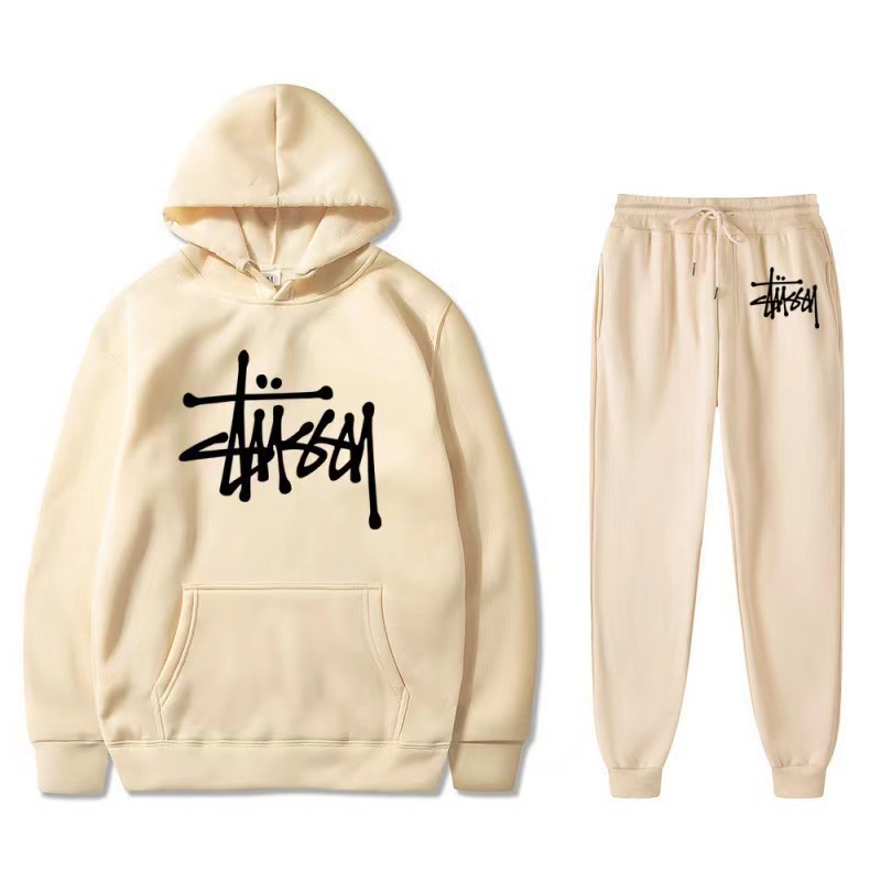 【春の期間限定割引価格】 STUSSY casual 2-piece set 【top + pants】（ユニセックス）