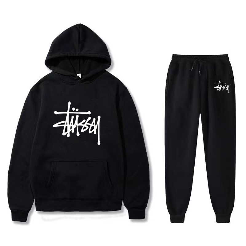 【春の期間限定割引価格】 STUSSY casual 2-piece set 【top + pants】（ユニセックス）
