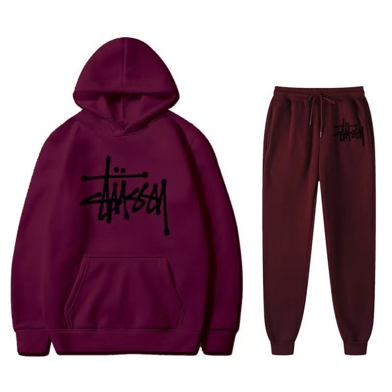 【春の期間限定割引価格】 STUSSY casual 2-piece set 【top + pants】（ユニセックス）