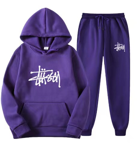 【春の期間限定割引価格】 STUSSY casual 2-piece set 【top + pants】（ユニセックス）