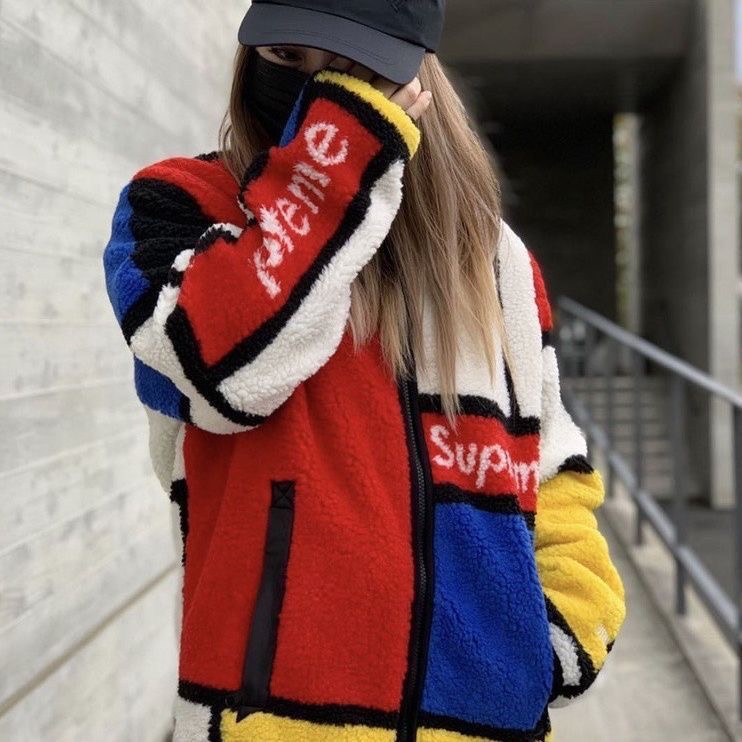 ★Supreme★送関込★アメリカでも入手困難な一品★Reversible Colorblocked Fleece