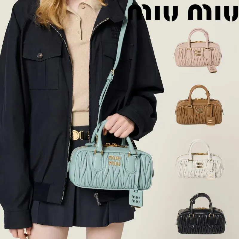 【MIU MIU】アルカディ マトラッセ レザー バッグ レギュラー