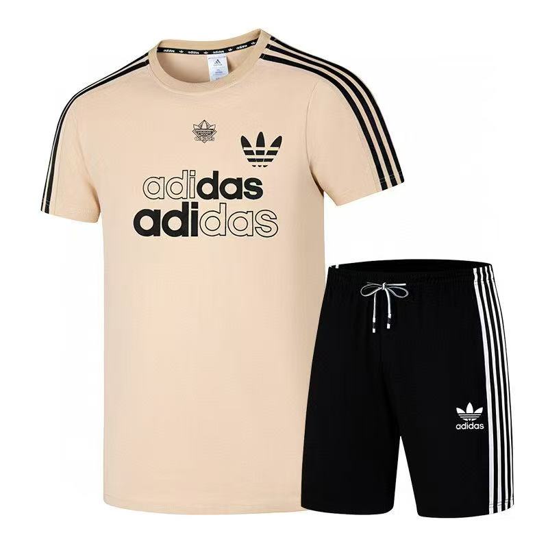 【ユニセックス】アディダス リンガーT 90s スーツ アプリコット×ブラック