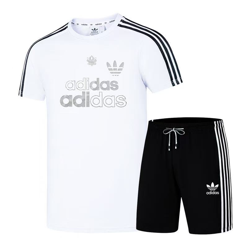 【ユニセックス】アディダス リンガーT 90sスーツ ホワイト×ブラック