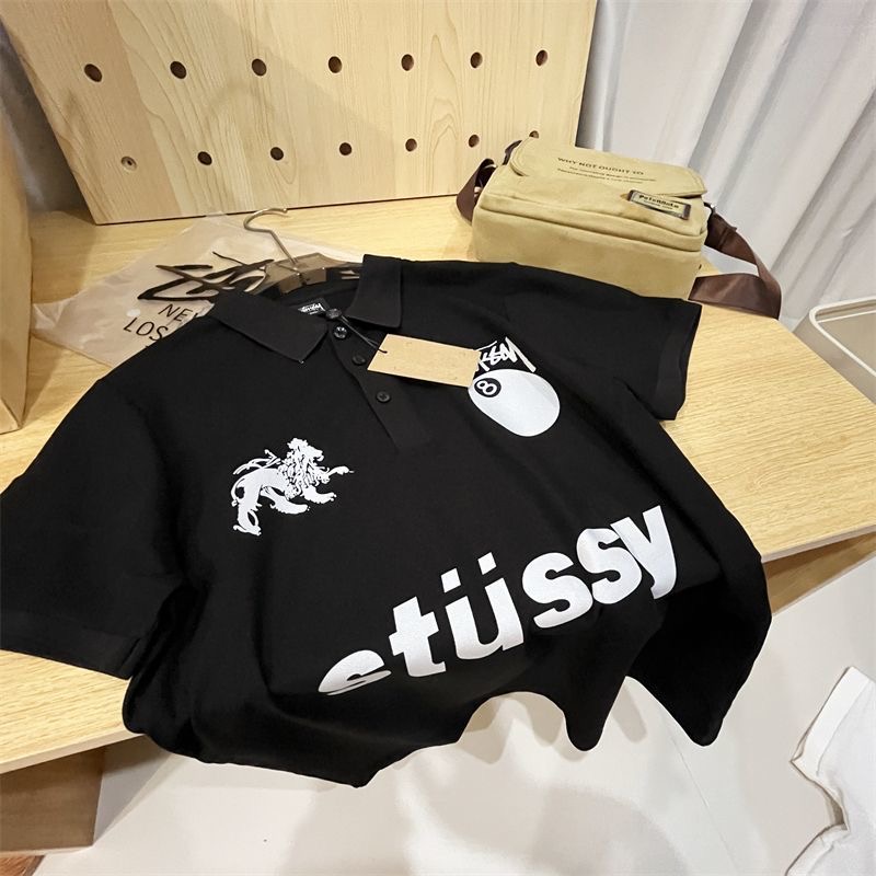 Stussy 8 ball Polo T-shirt