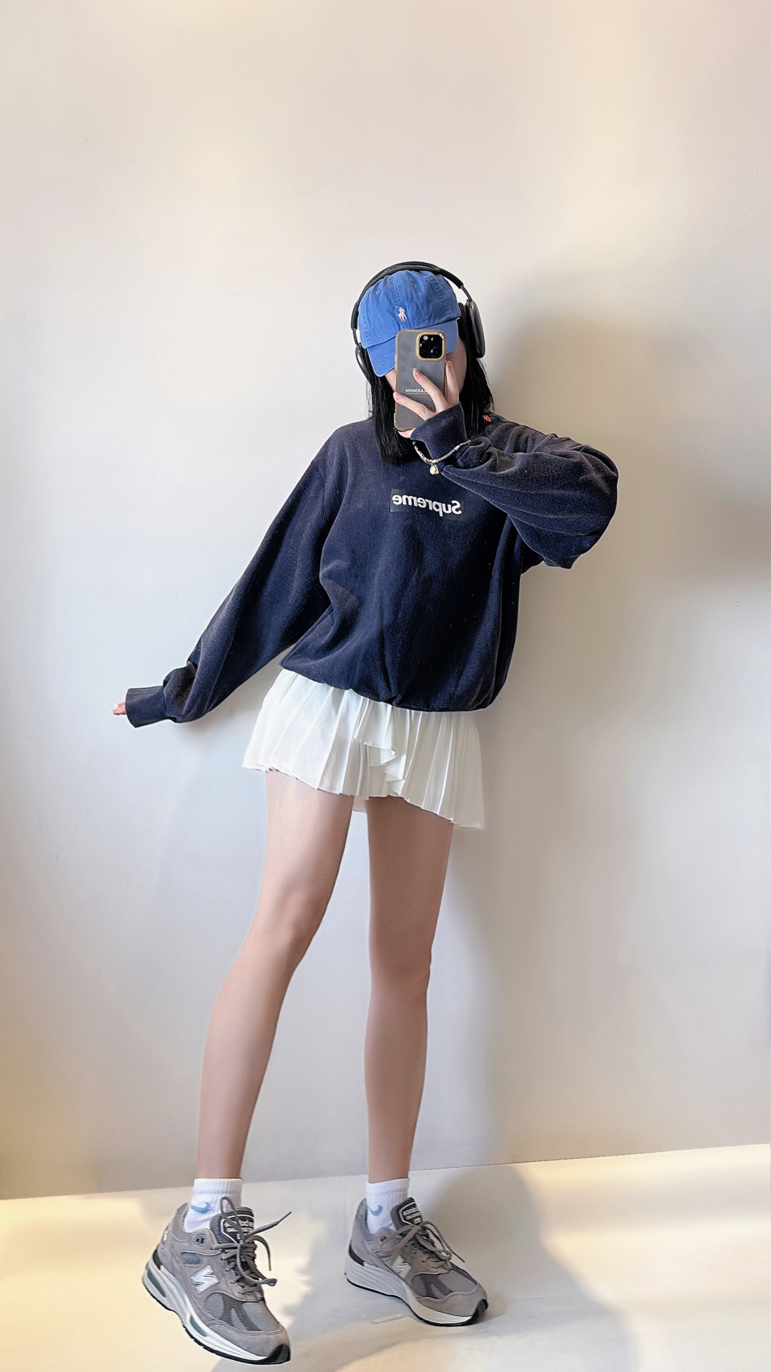 Supreme Washed Box Logo Crewneck