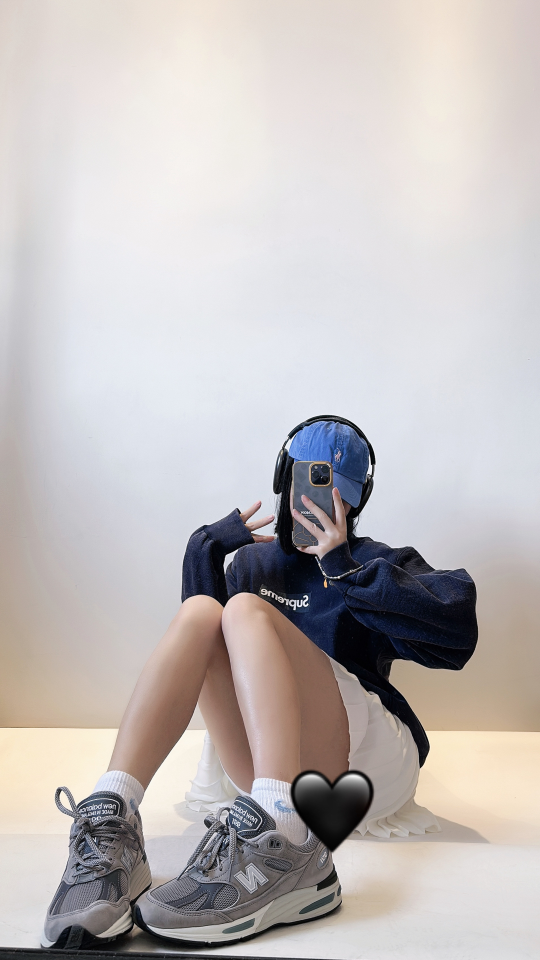 Supreme Washed Box Logo Crewneck