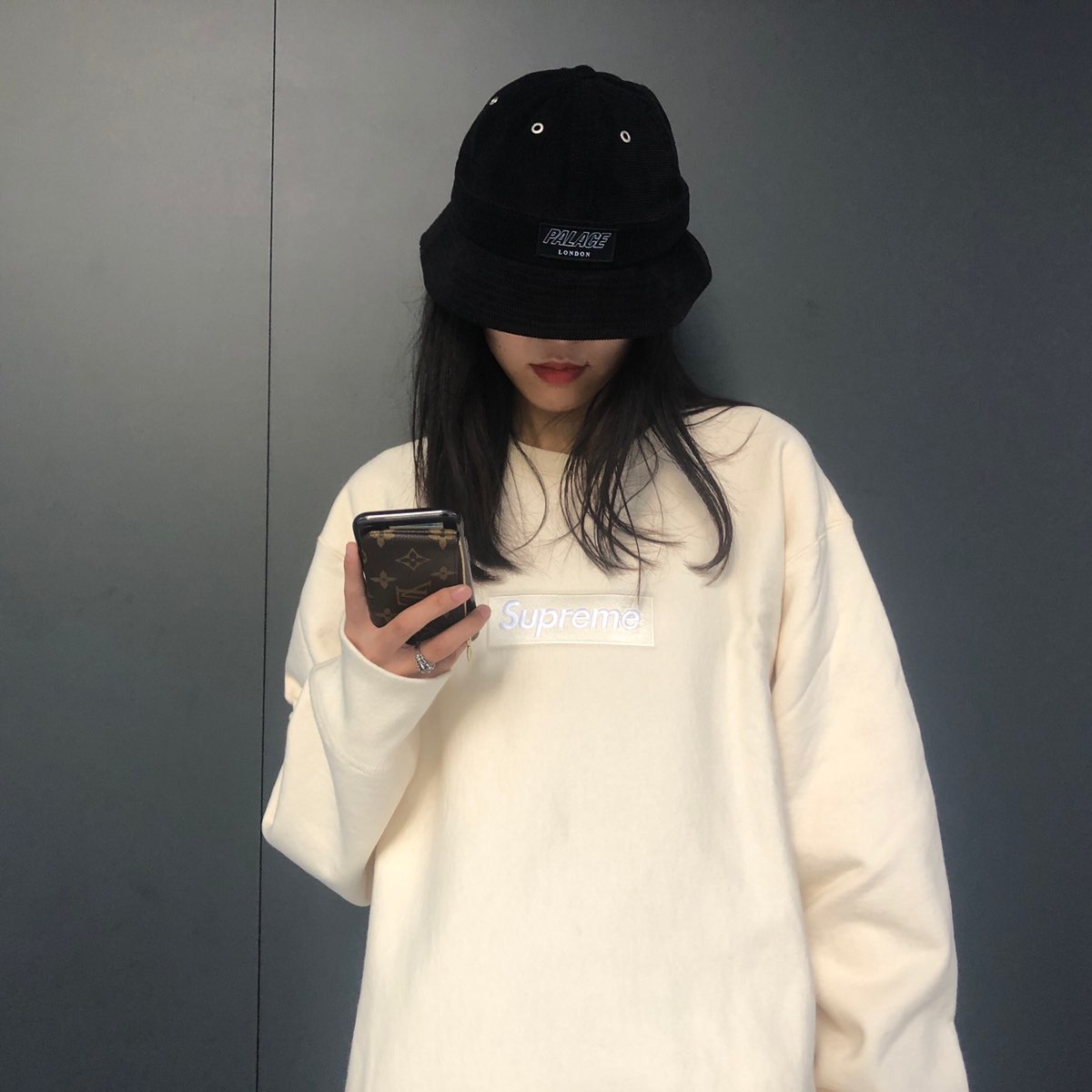 Supreme 18FW Box Logo Crewneck