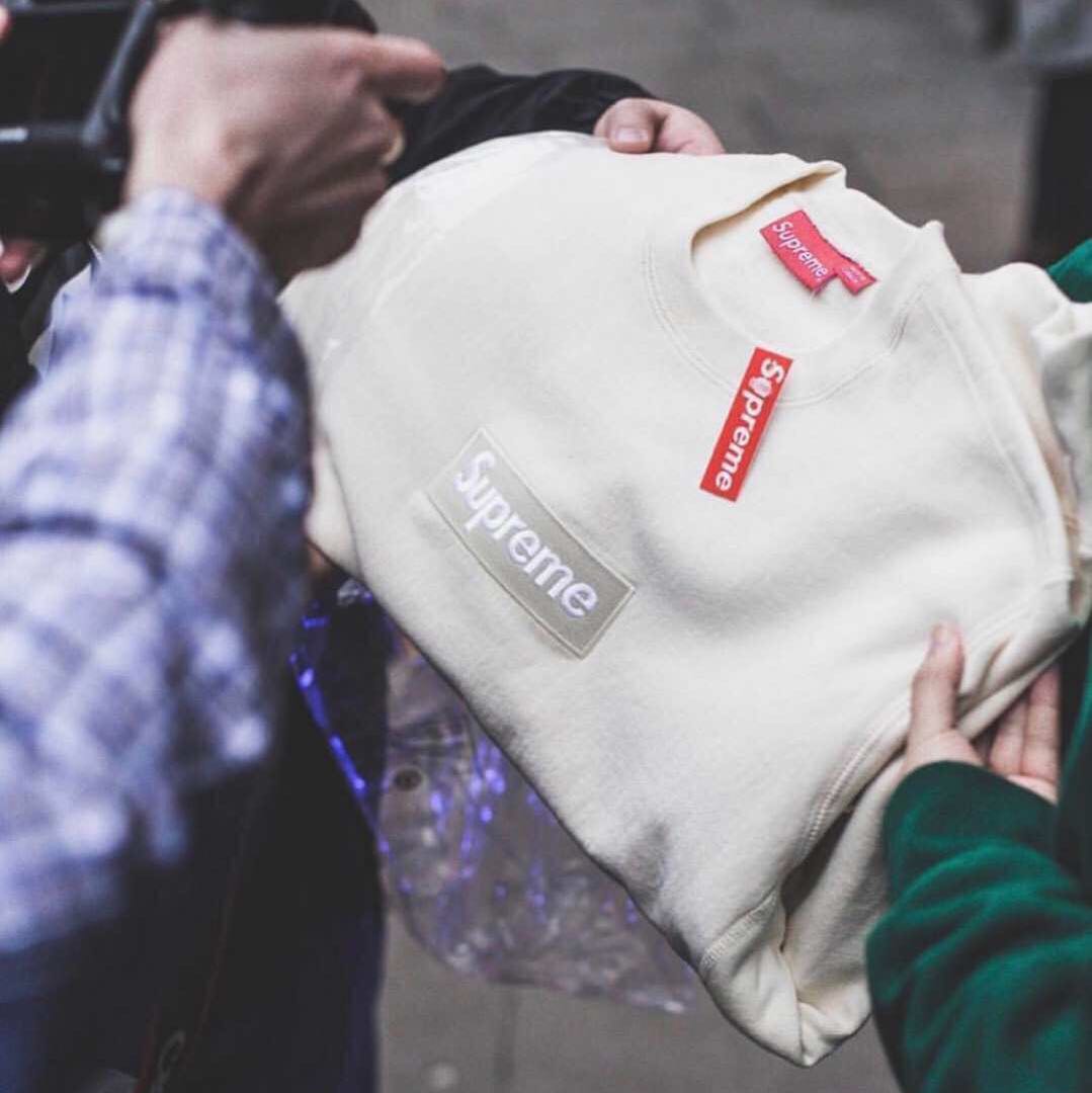 Supreme 18FW Box Logo Crewneck