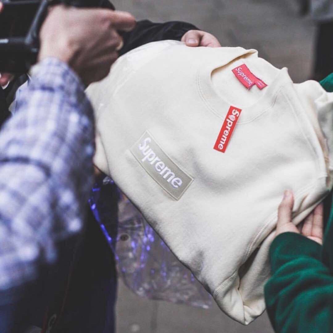Supreme 18FW Box Logo Crewneck