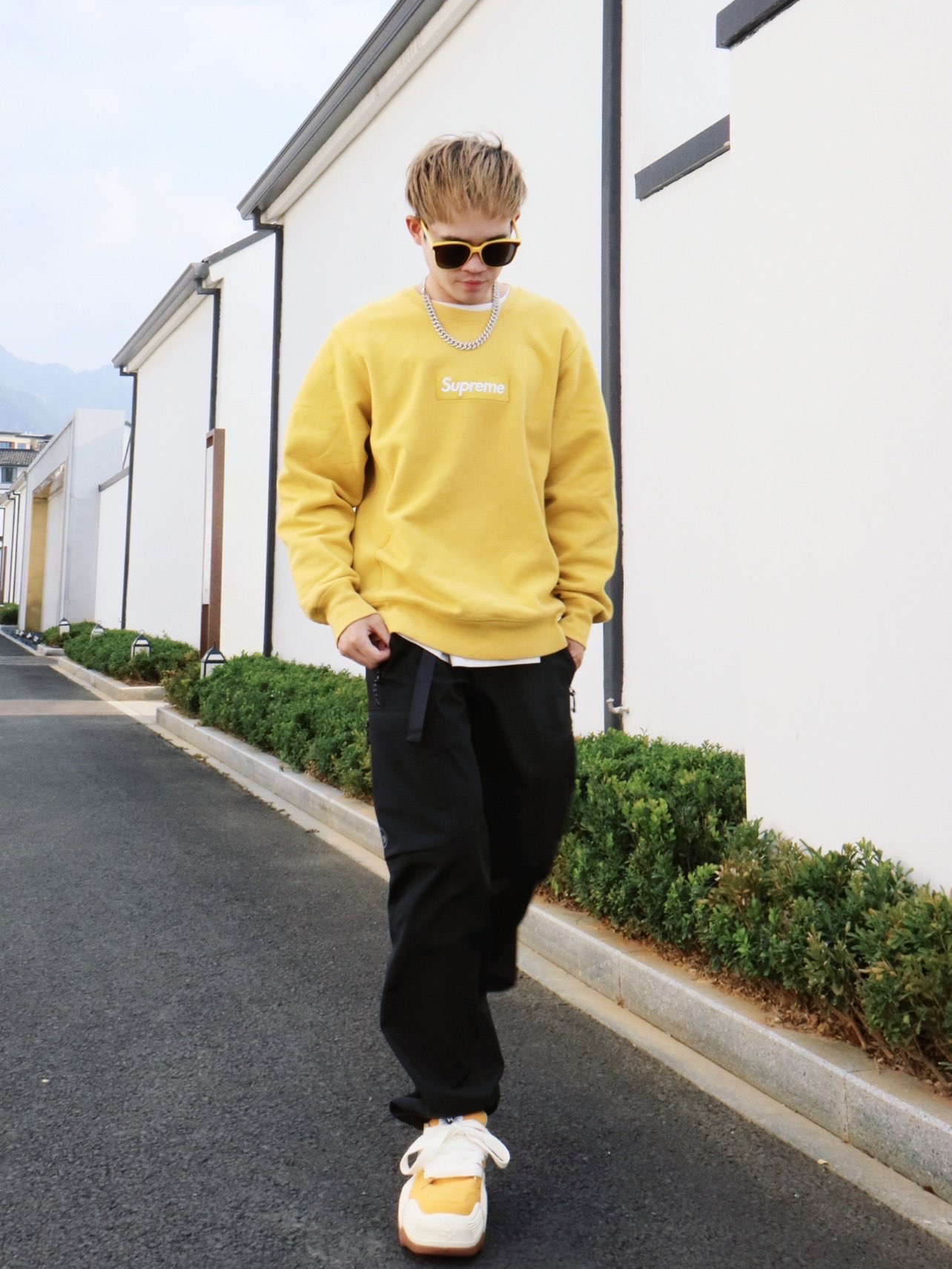 Supreme 18FW Box Logo Crewneck