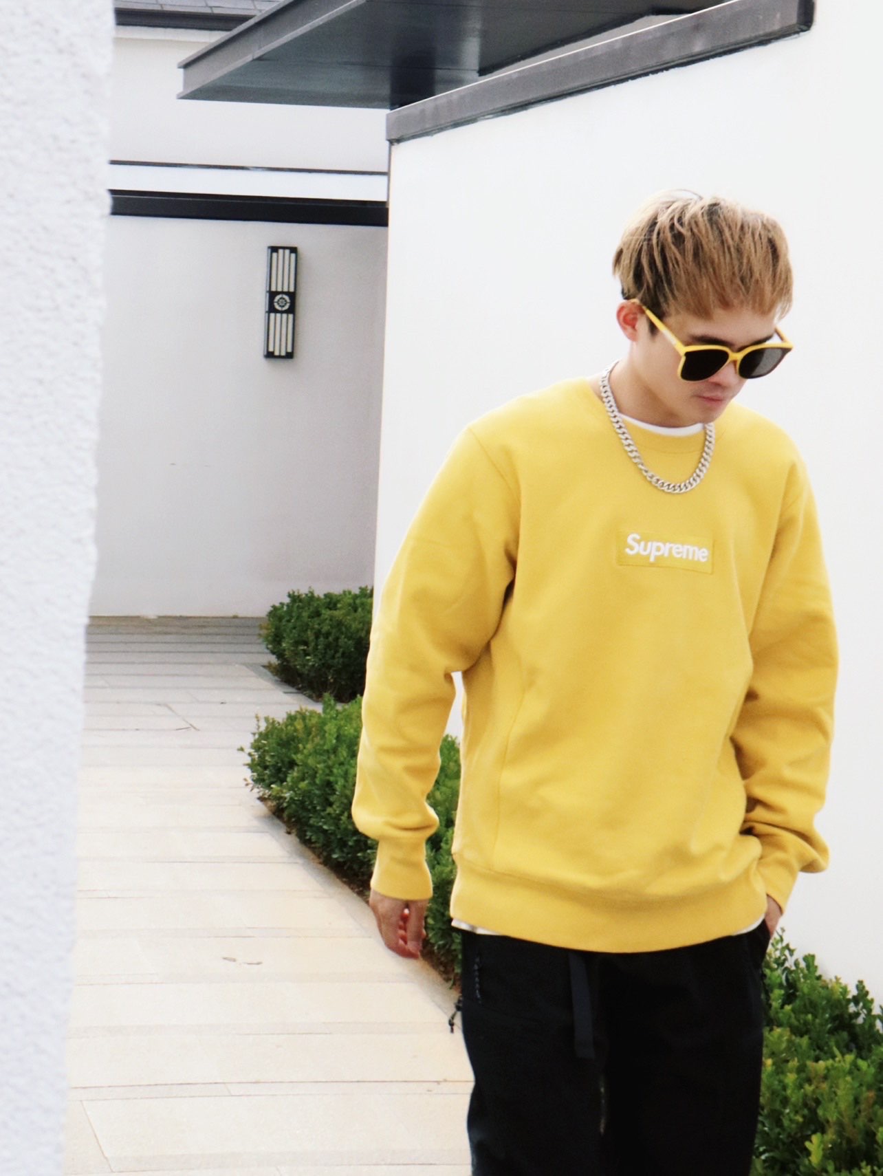 Supreme 18FW Box Logo Crewneck
