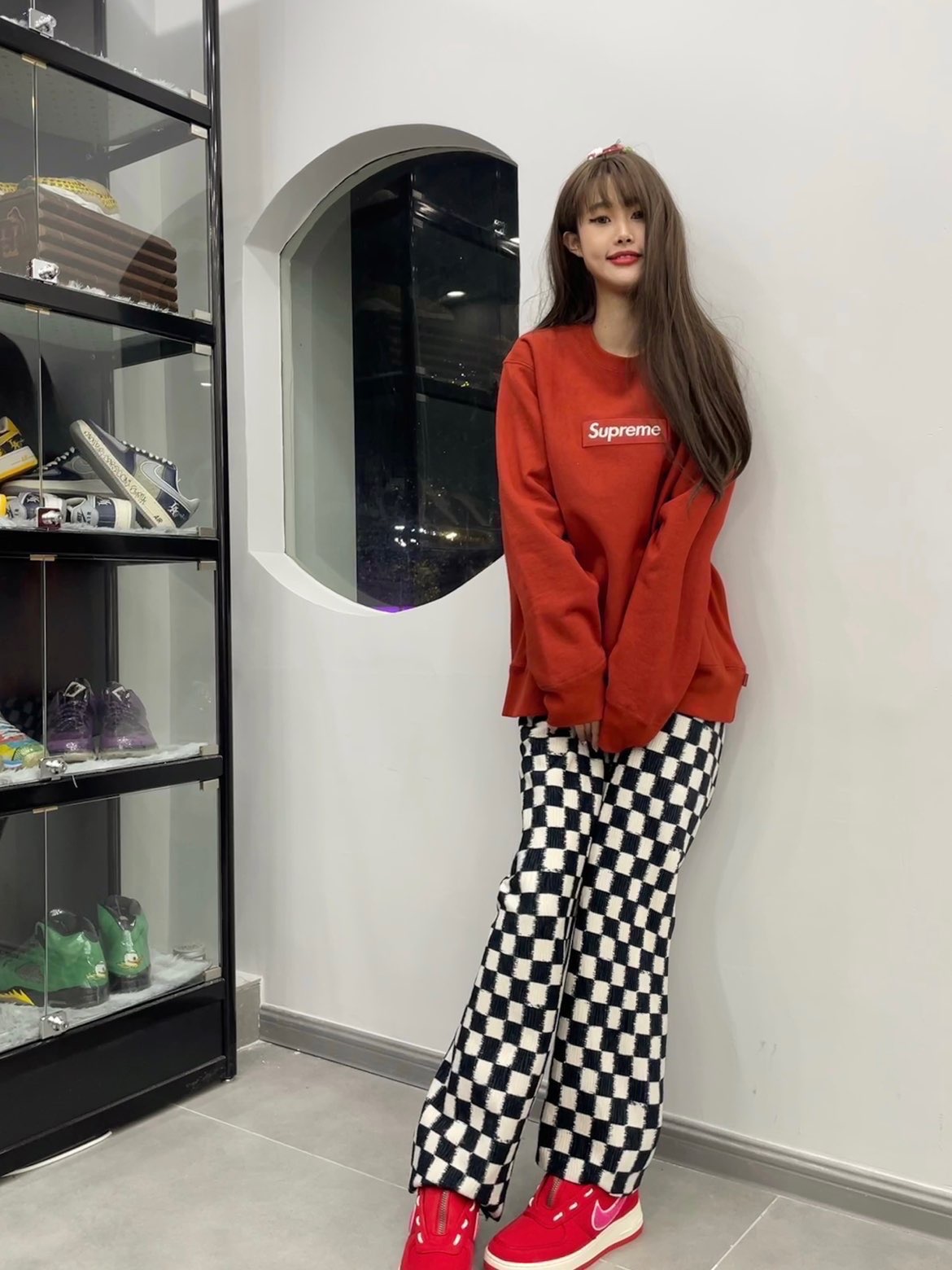 Supreme 18FW Box Logo Crewneck