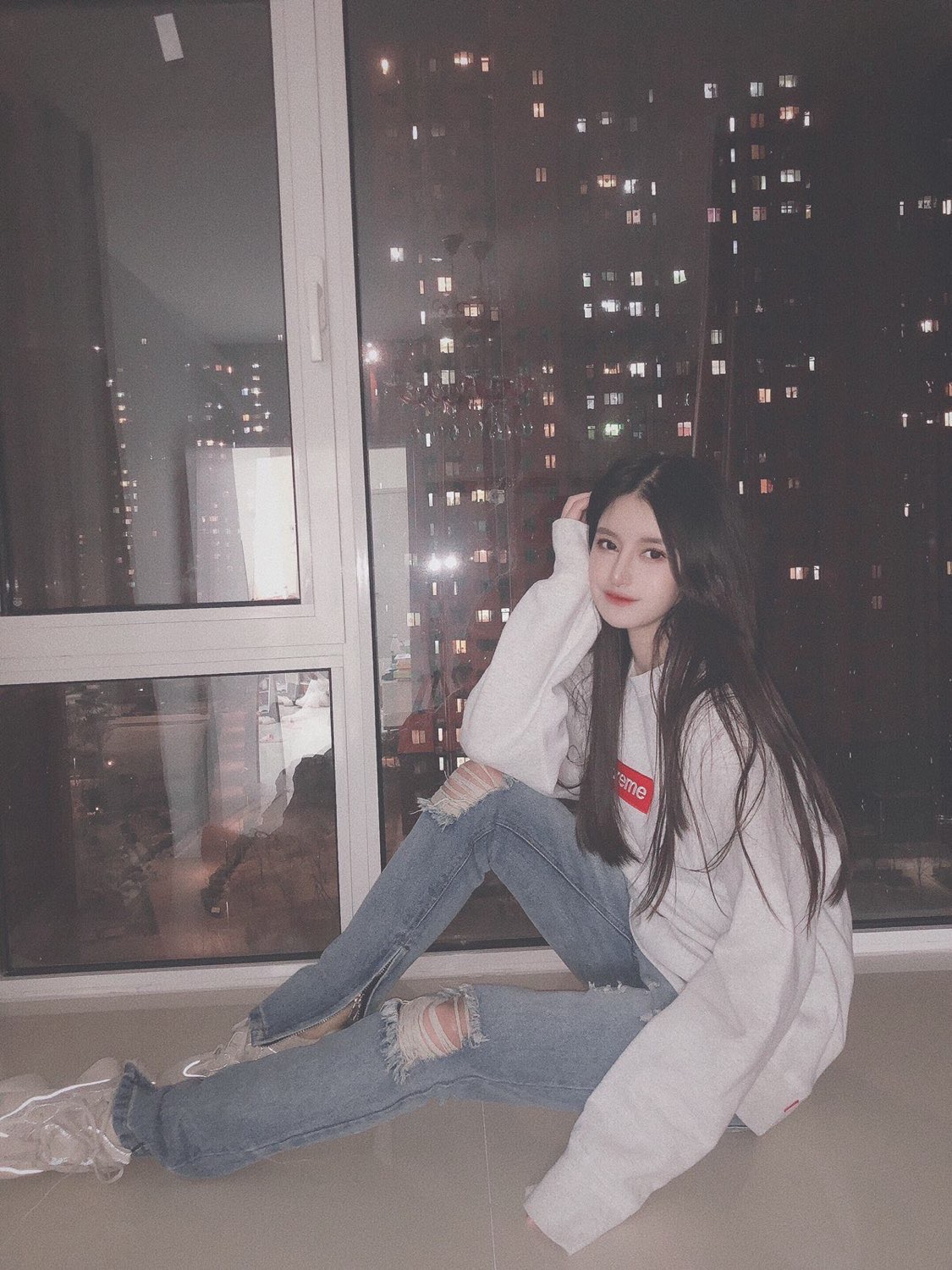 Supreme 18FW Box Logo Crewneck