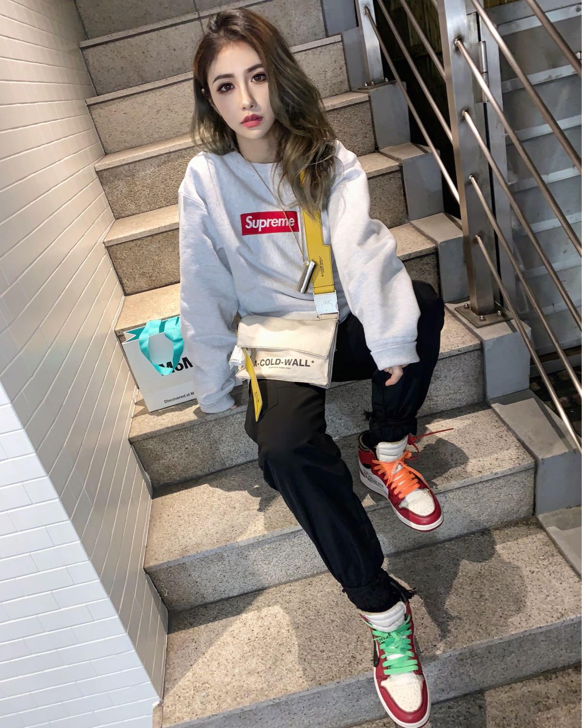 Supreme 18FW Box Logo Crewneck