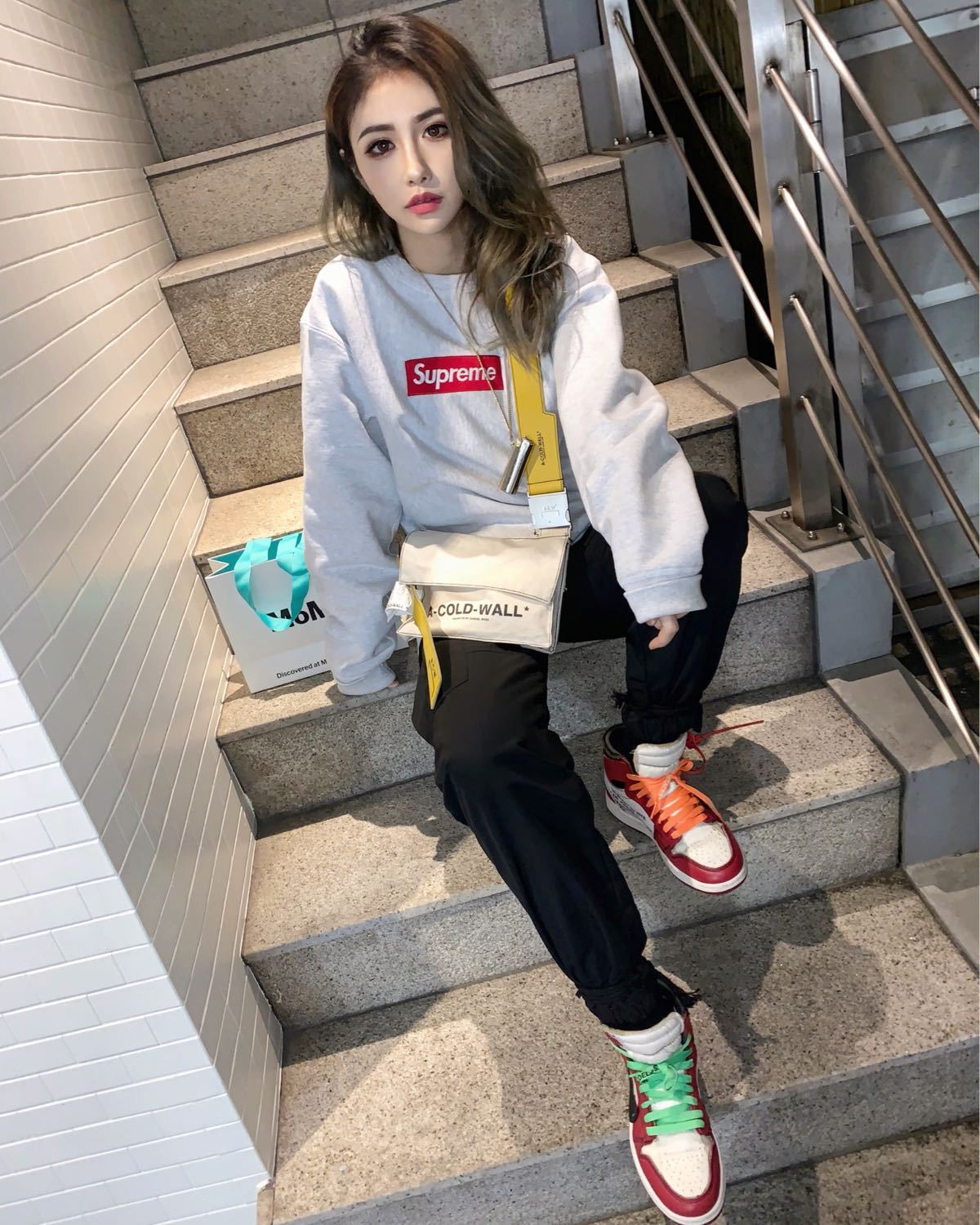 Supreme 18FW Box Logo Crewneck