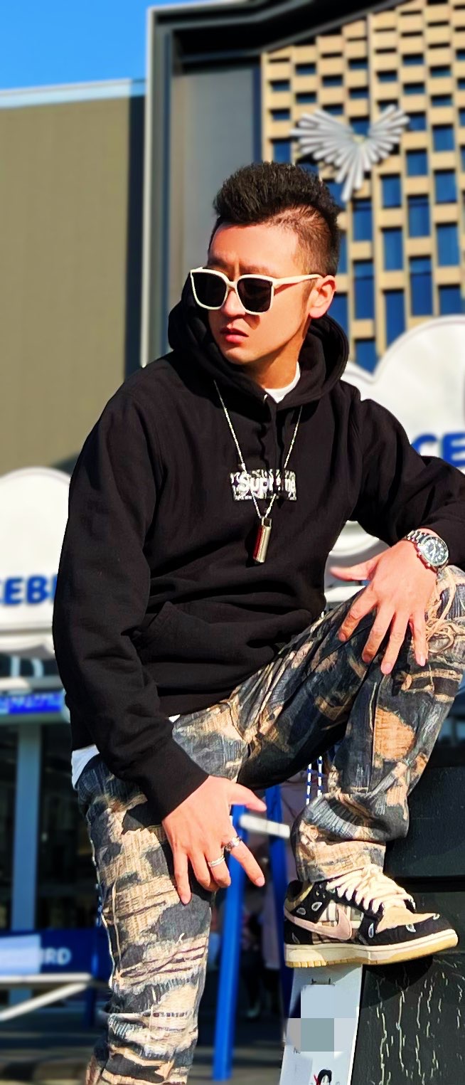 Supreme 19FW Bandana Box Logo Hooded Sweatshirt