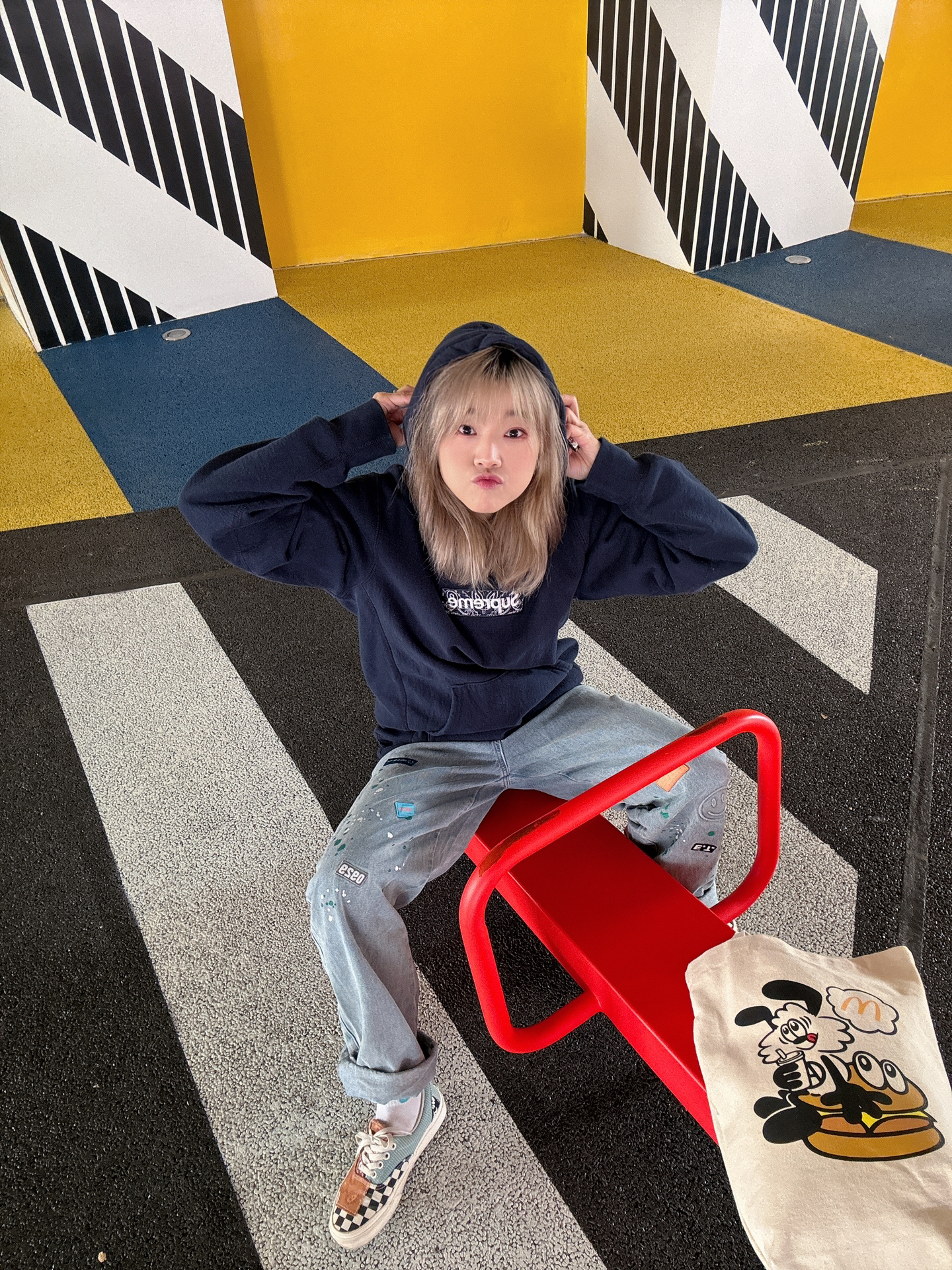 Supreme 19FW Bandana Box Logo Hooded Sweatshirt