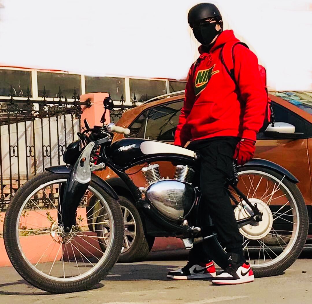 Supreme®/Nike® 19FW Leather Appliqué Hooded Sweatshirt