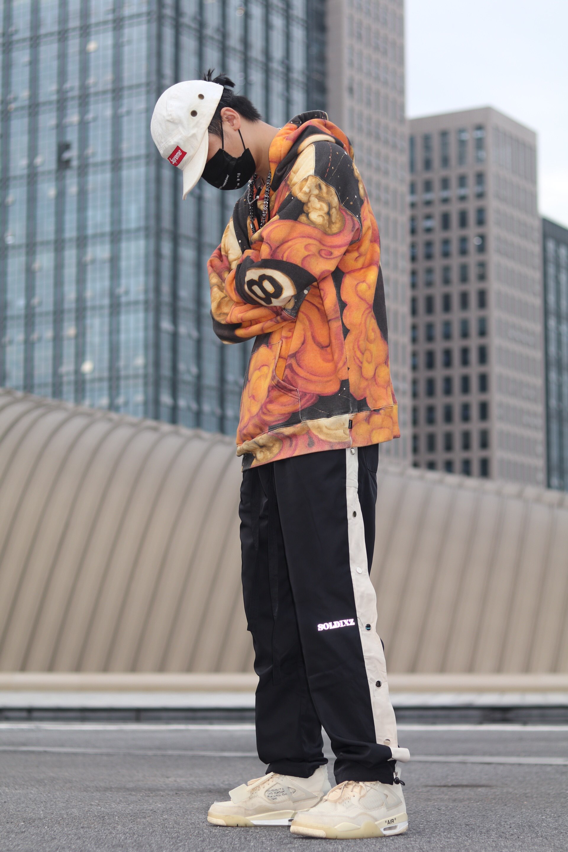 Martin Wong/Supreme 8-Ball Hooded Sweatshirt