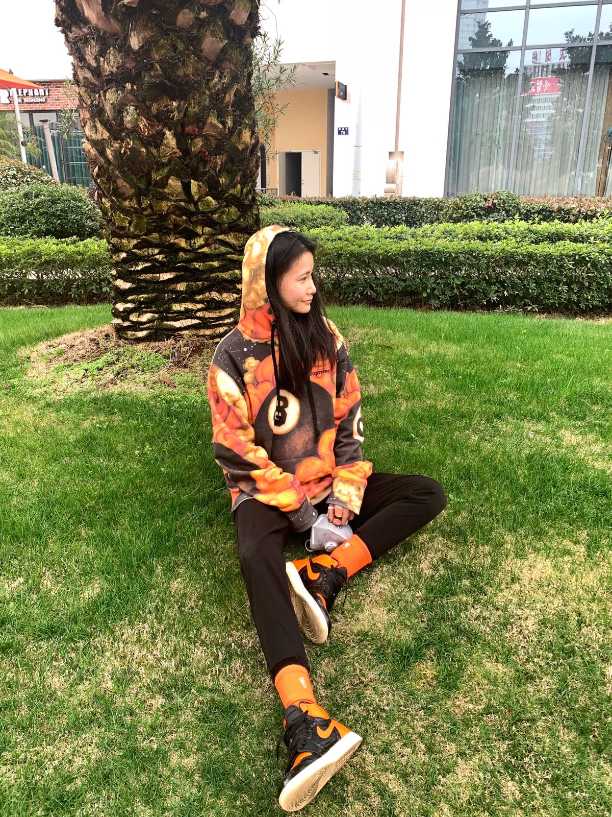 Martin Wong/Supreme 8-Ball Hooded Sweatshirt