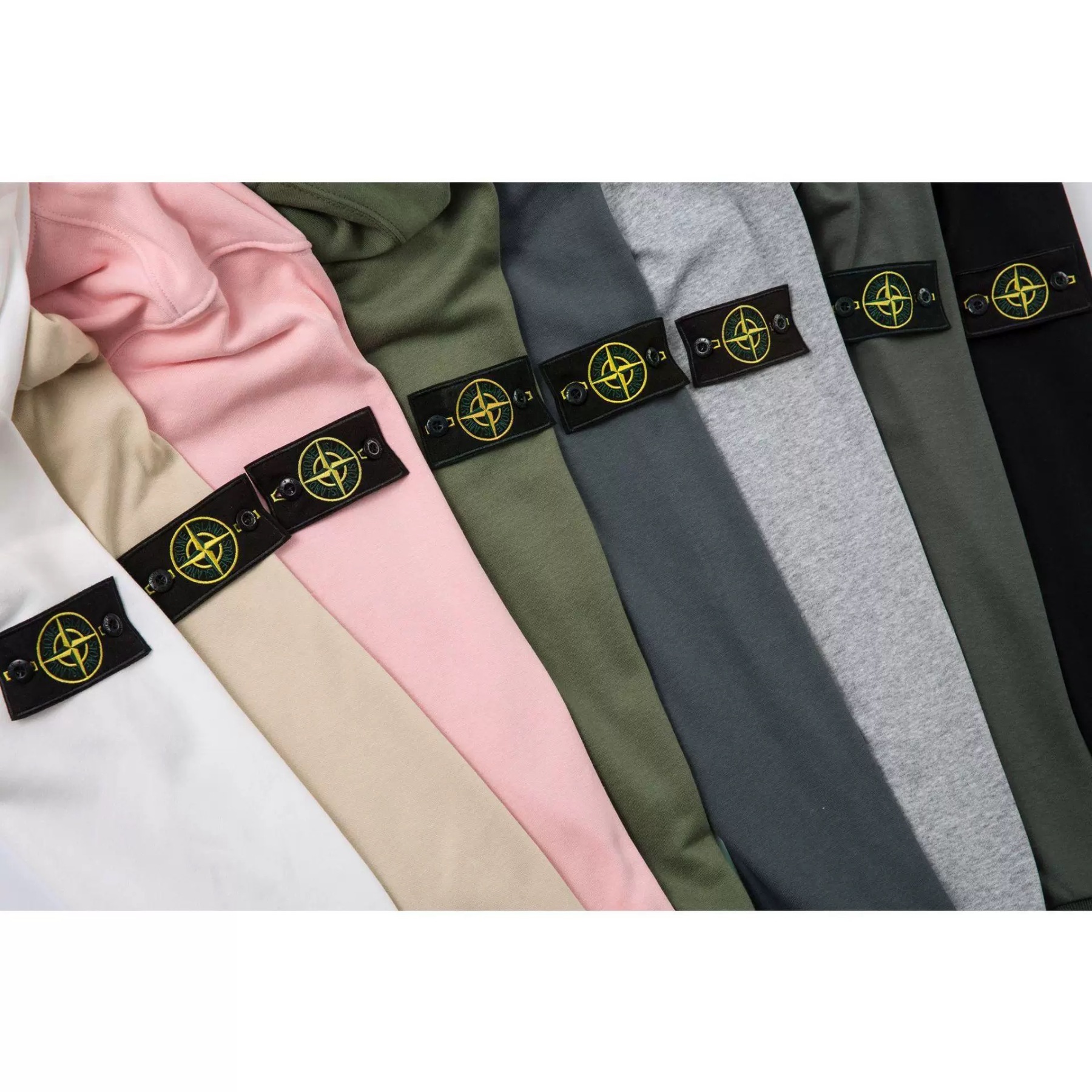 STONE ISDREY フーディージャケット ジップアップ ピュアコットン 無地 ユニセックス 公式旗艦店