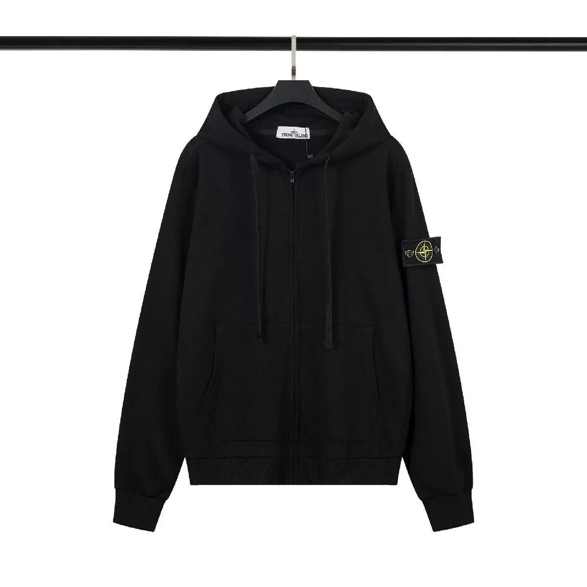 STONE ISDREY フーディージャケット ジップアップ ピュアコットン 無地 ユニセックス 公式旗艦店