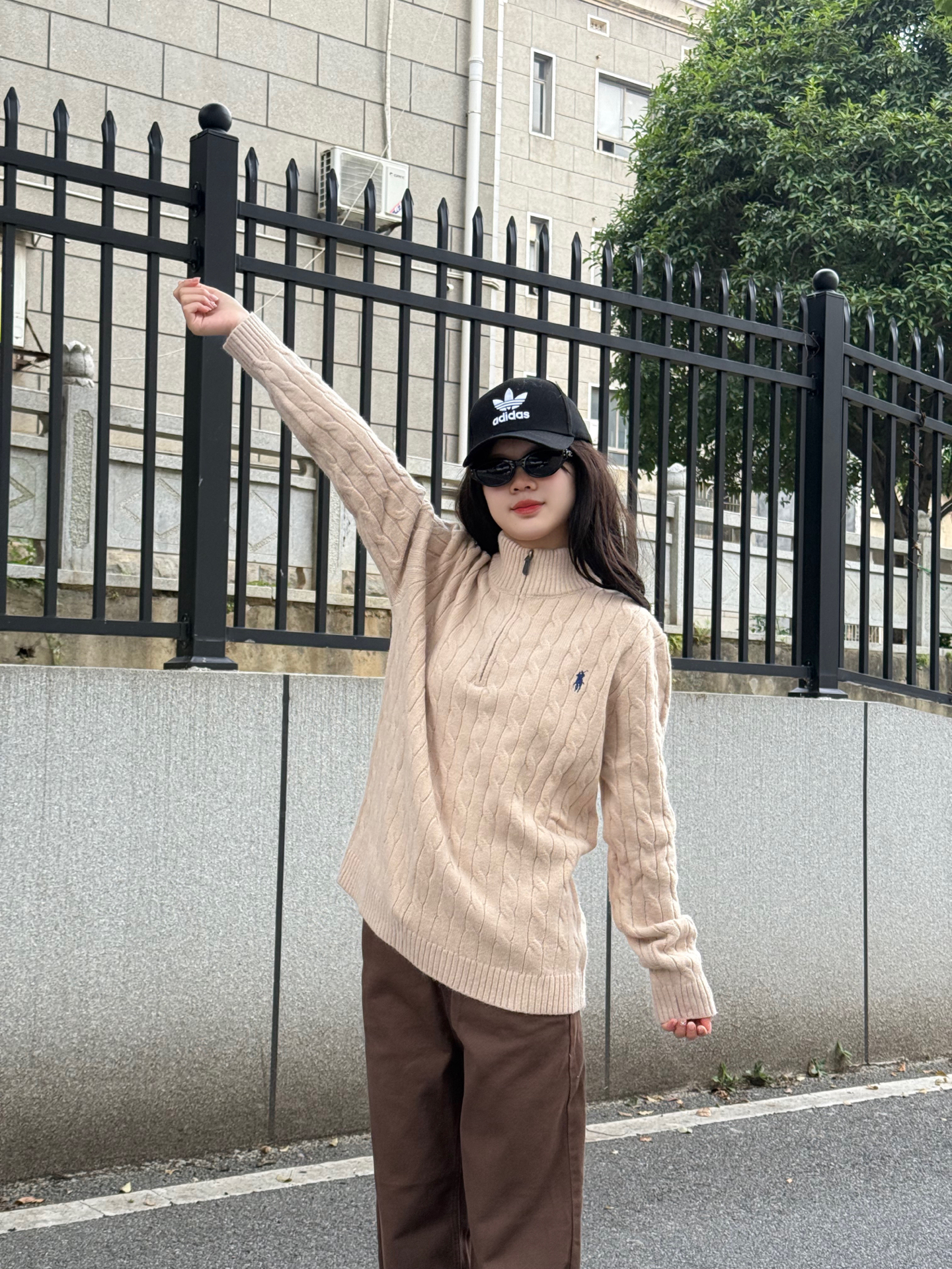 ラルフローレン公式フラッグシップストア FW25 ニット ハーフジップセーター、ユニセックス