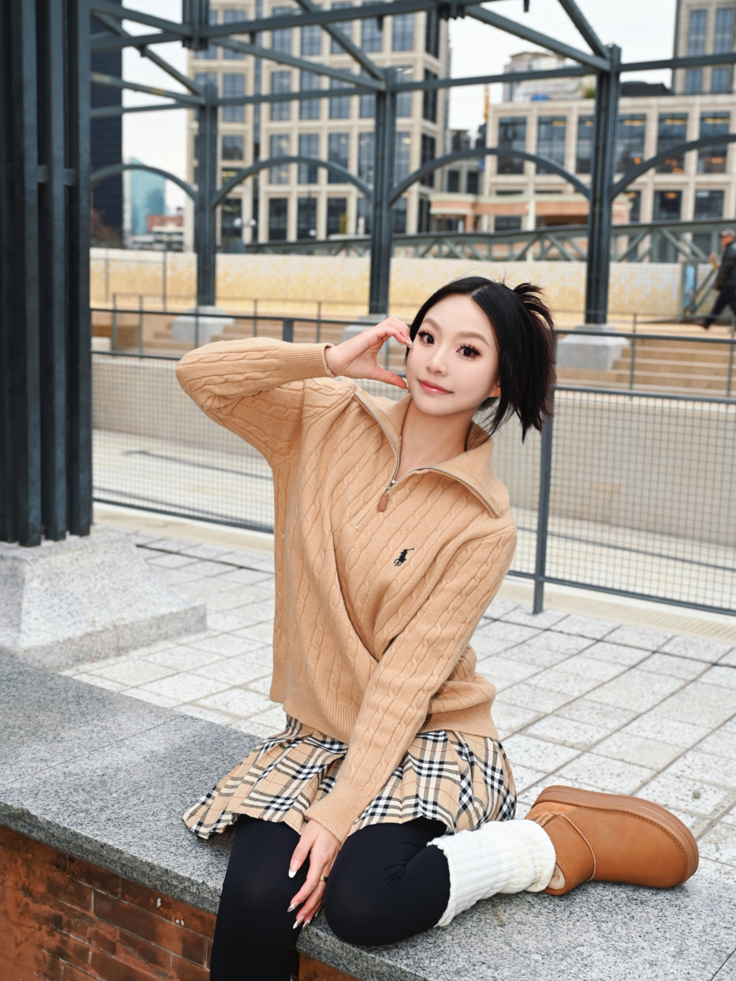 ラルフローレン公式フラッグシップストア FW25 ニット ハーフジップセーター、ユニセックス