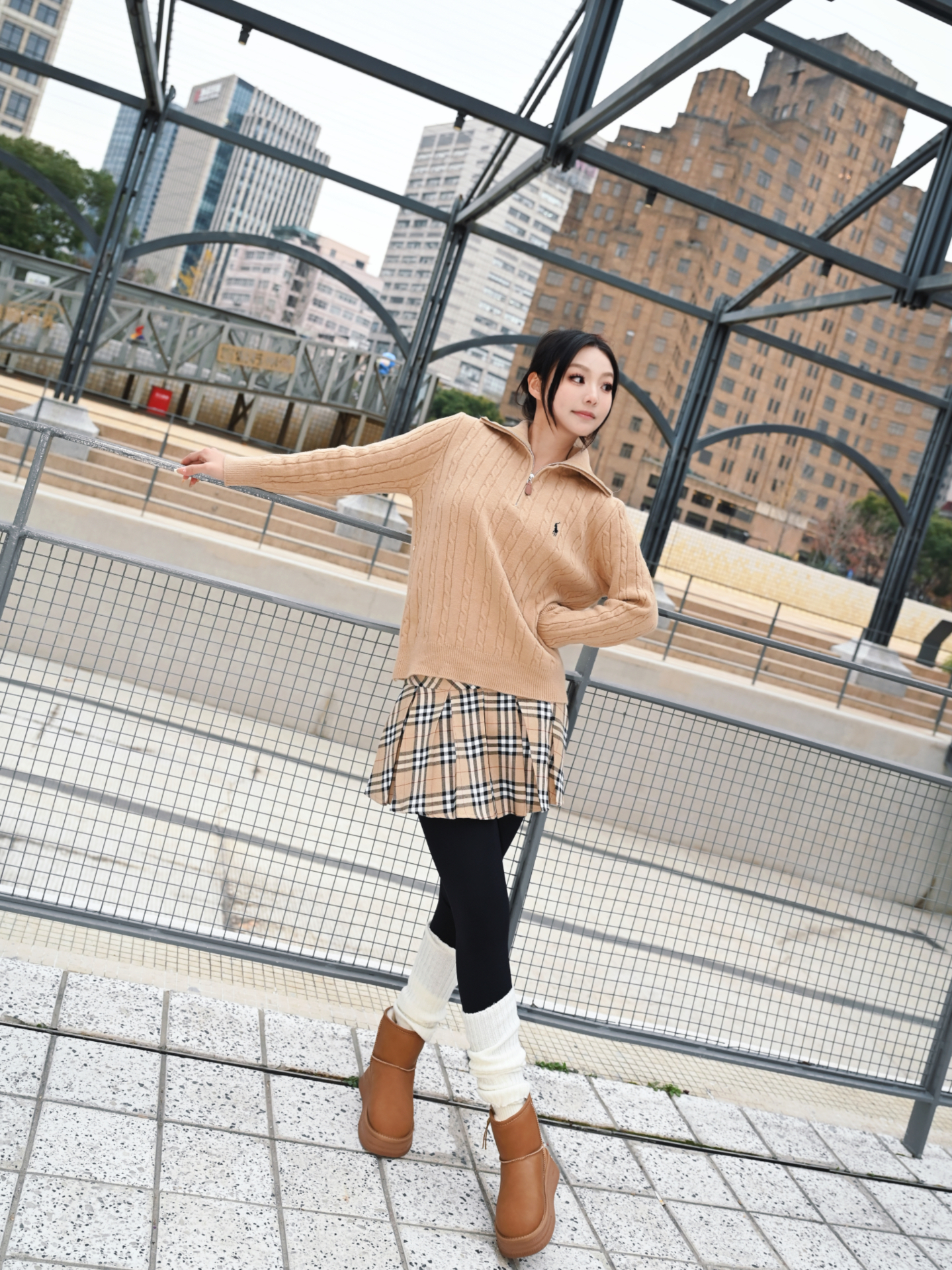 ラルフローレン公式フラッグシップストア FW25 ニット ハーフジップセーター、ユニセックス