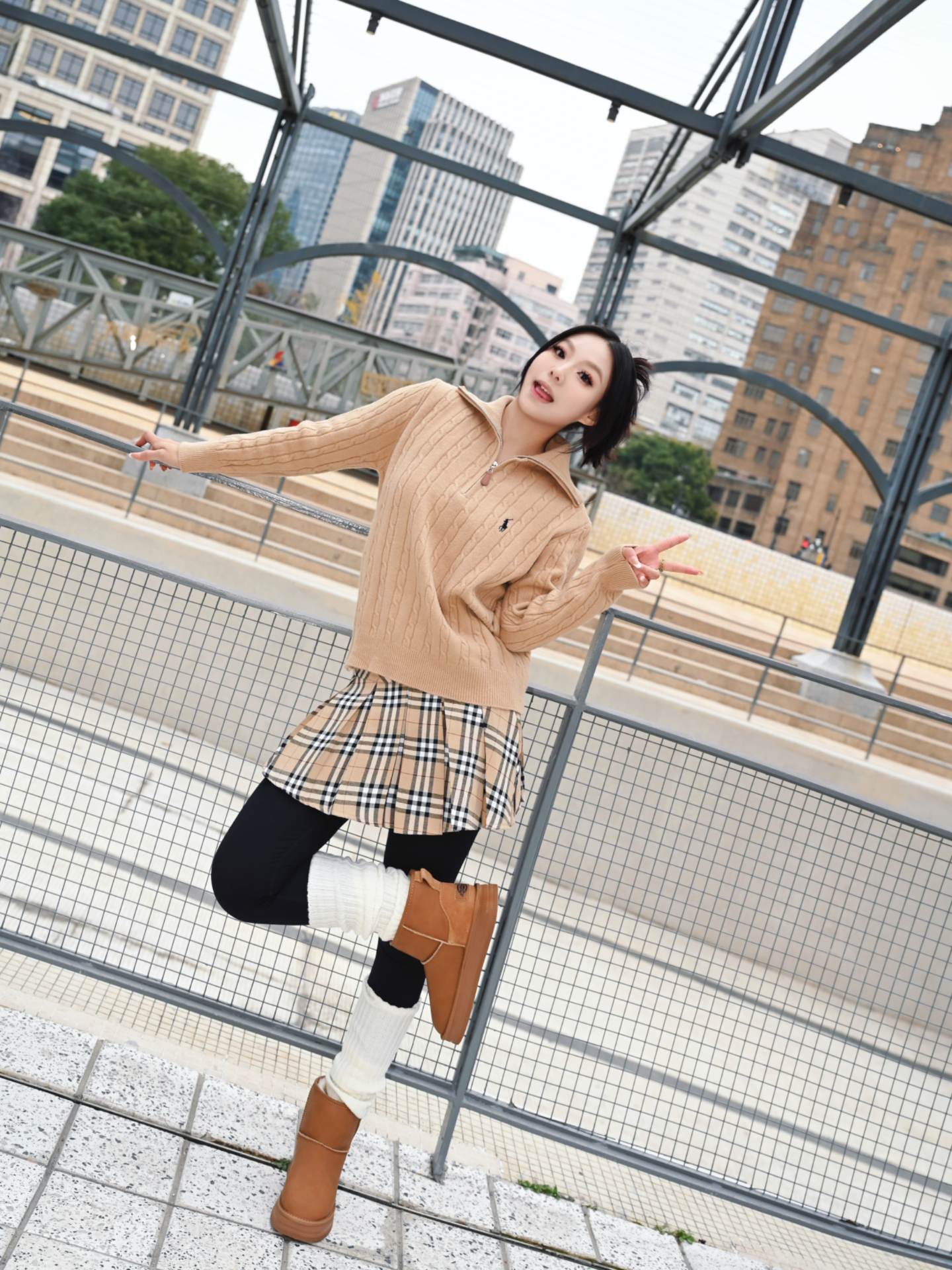 ラルフローレン公式フラッグシップストア FW25 ニット ハーフジップセーター、ユニセックス