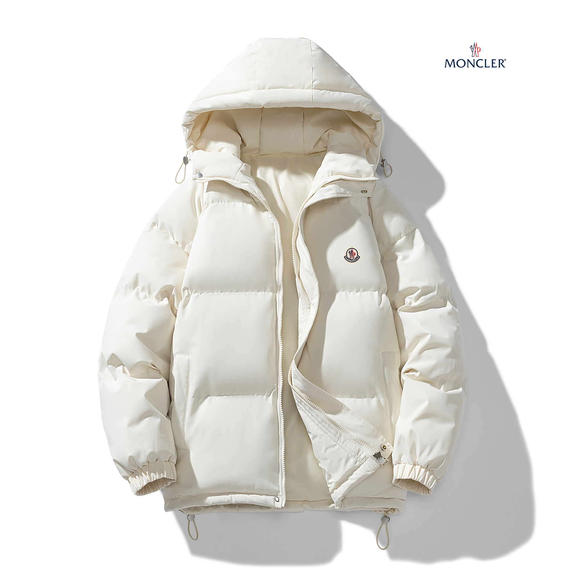 MONCLER メンズ ショート クラシック フード付き カジュアル ジャケット