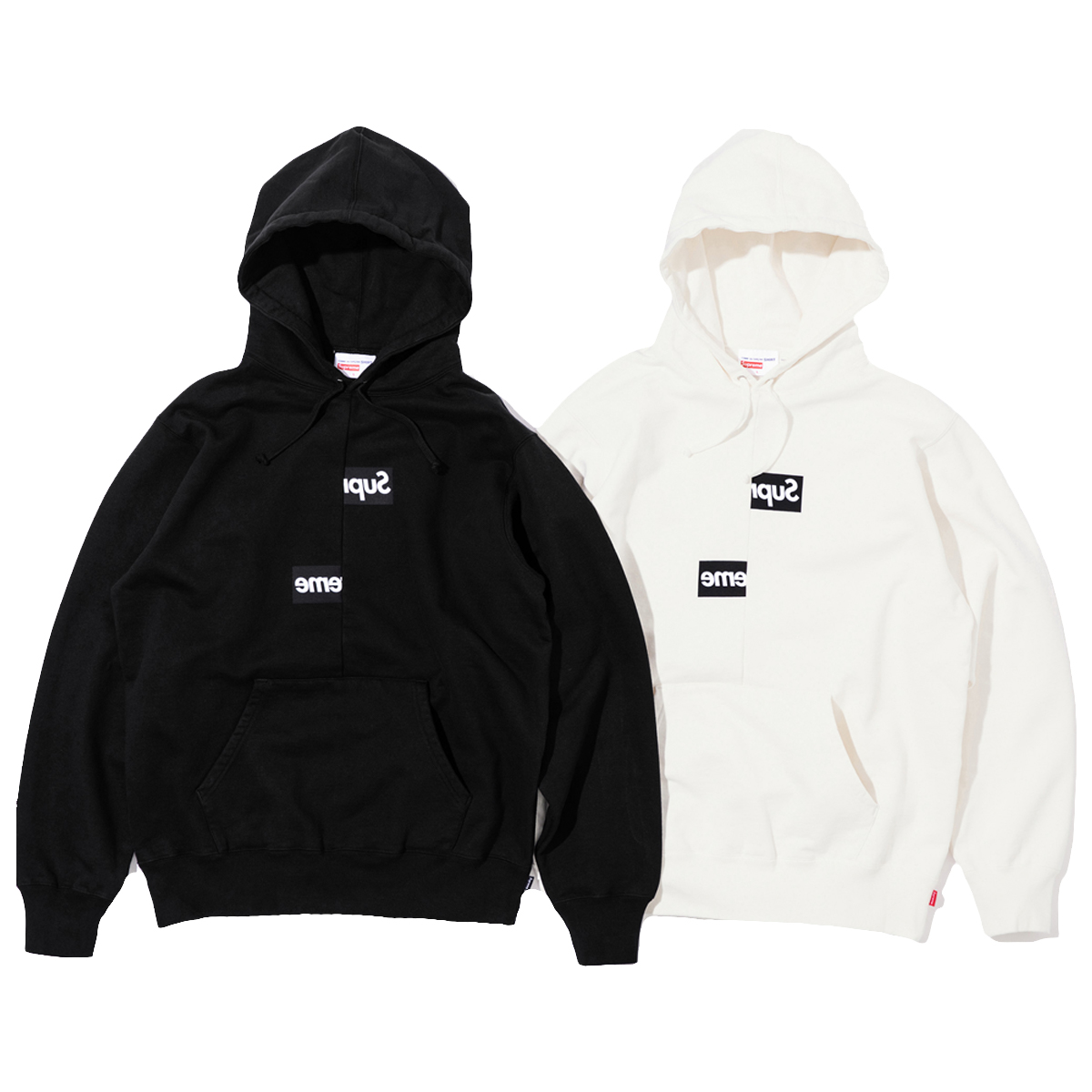 Supreme®/Comme des Garçons SHIRT® Split Box Logo Hooded Sweatshirt