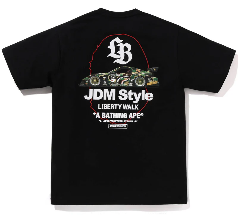 A BATHING APE BAPE x LIBERTY WALK LBWK FD ABC CAMO TEE