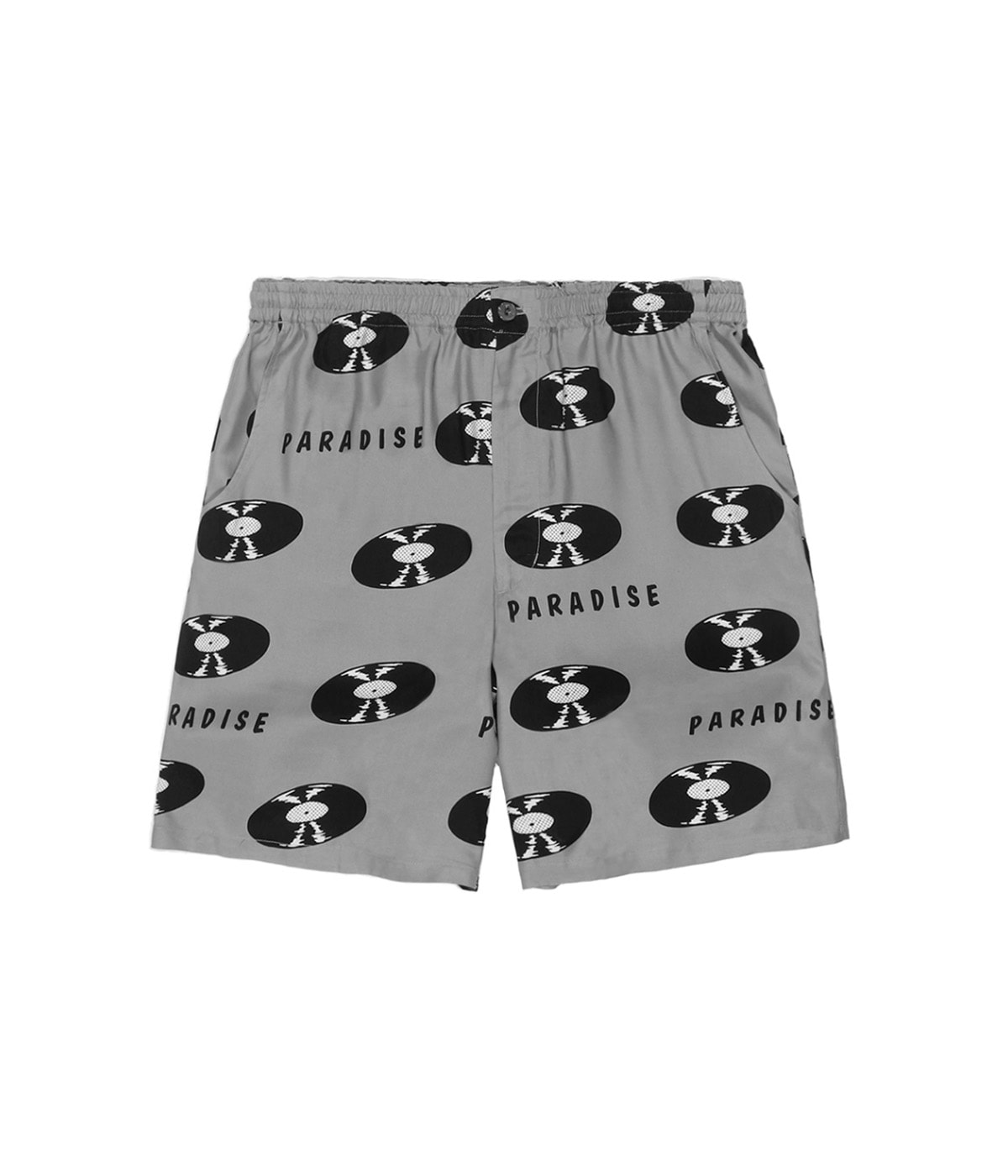 RECORDS HAWAIIAN SHORTS【GRAY】