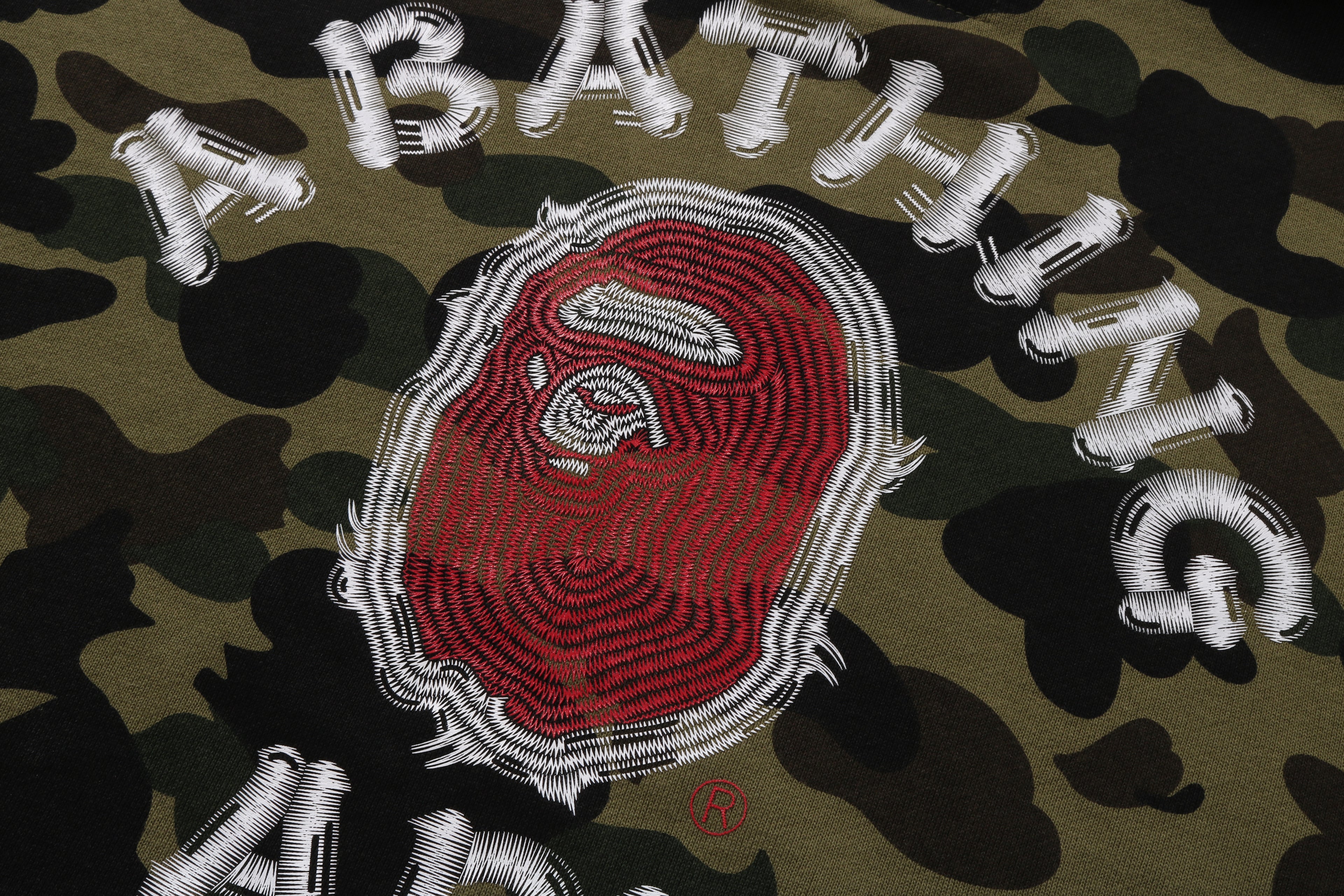 1ST カモ ブラシ カレッジ プラー フーディー