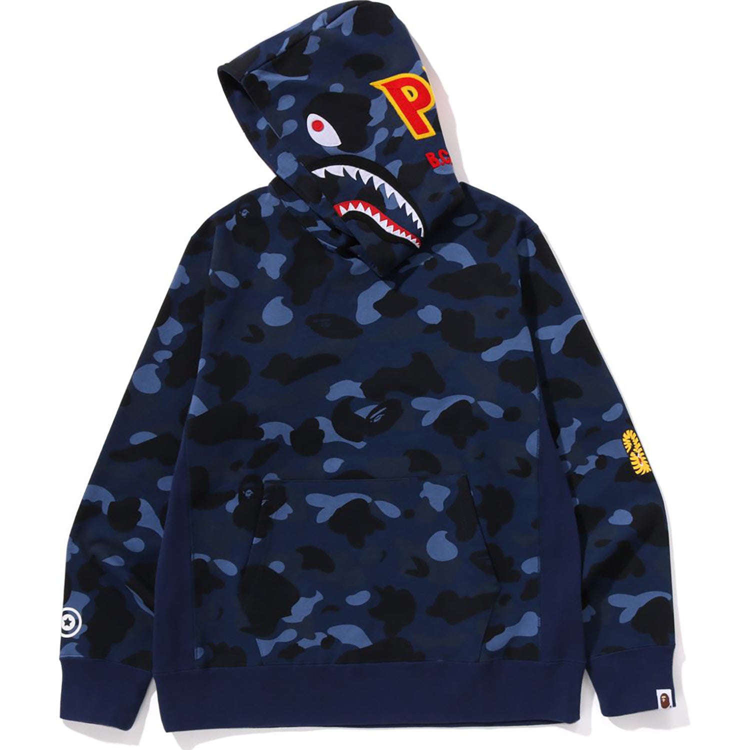 COLOR CAMO 2ND SHARK PULLOVER HOODIE