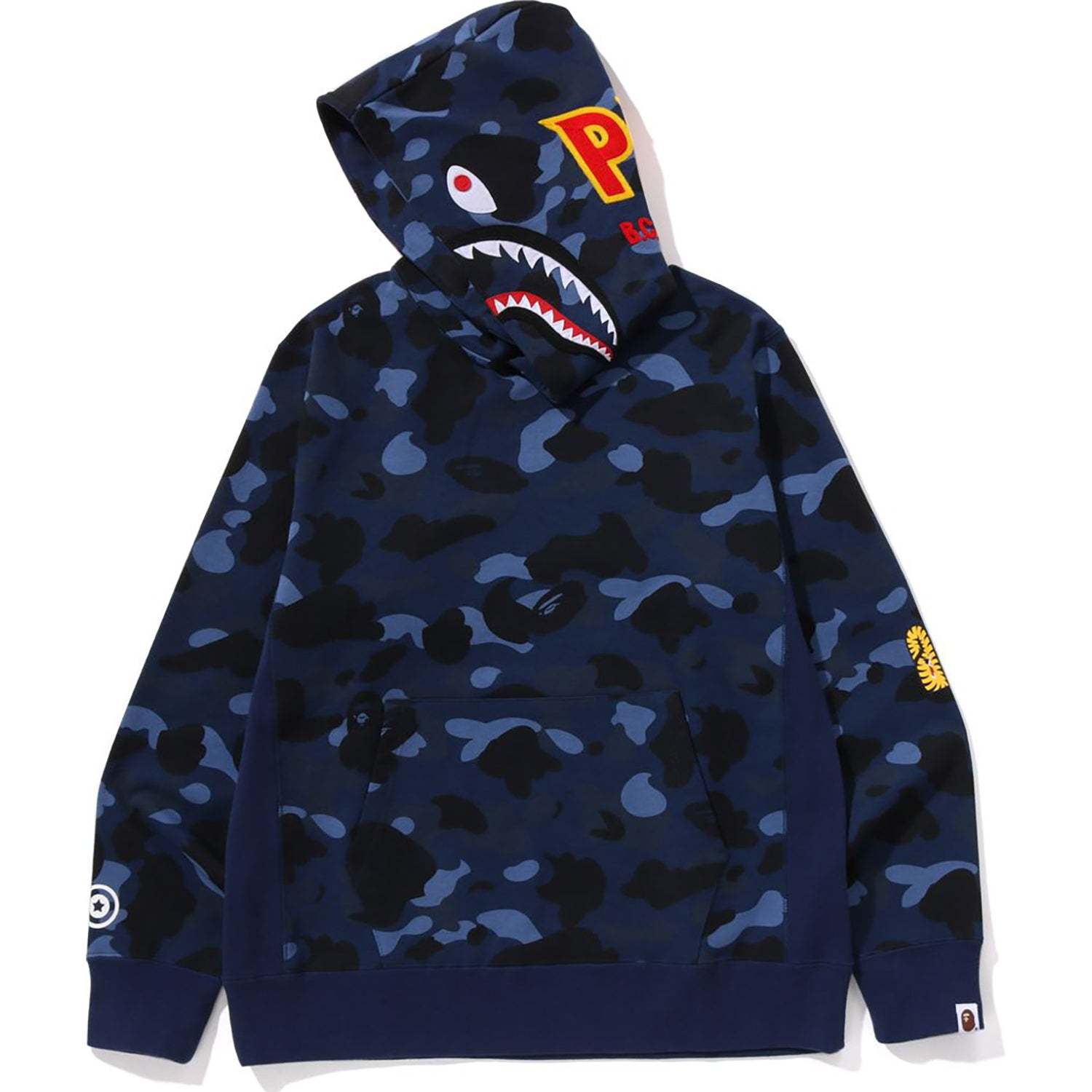 COLOR CAMO 2ND SHARK PULLOVER HOODIE