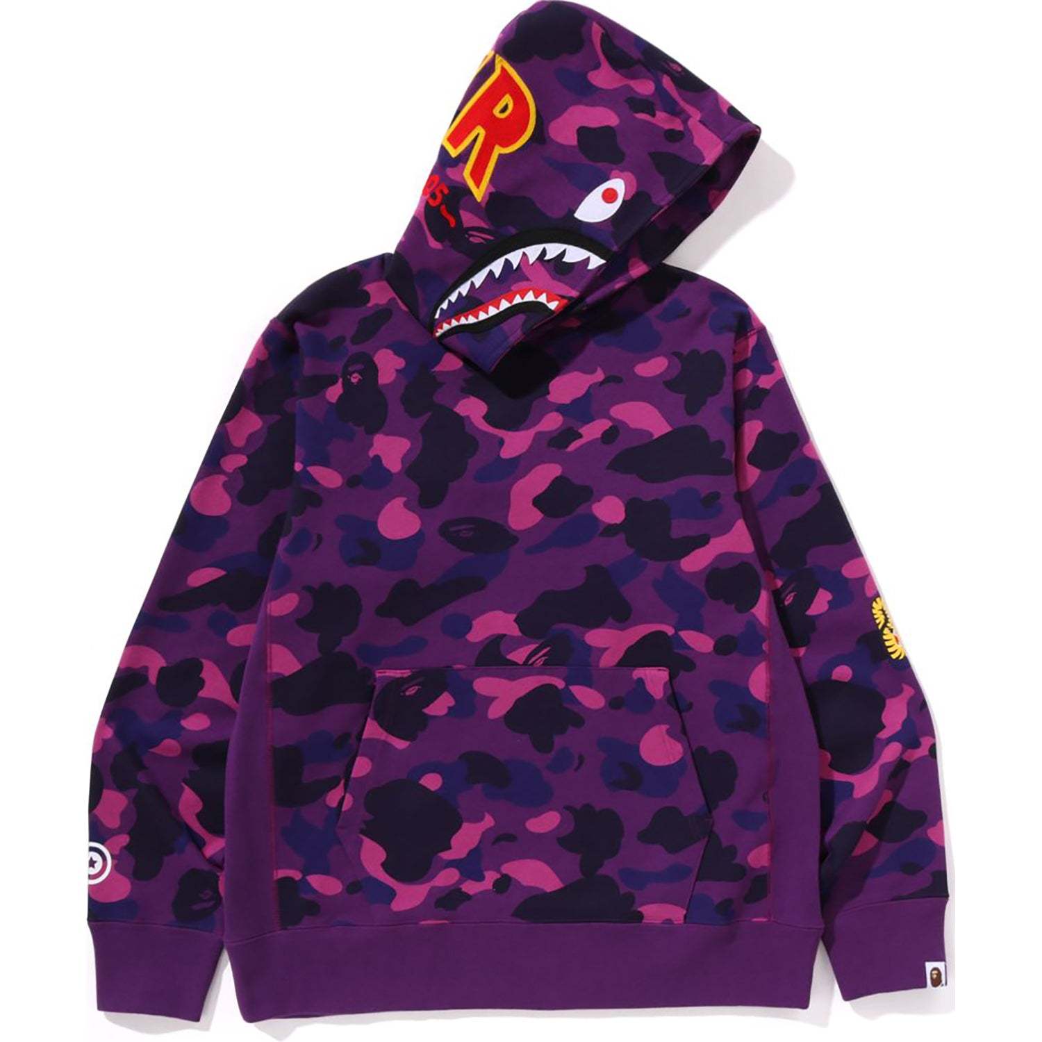 COLOR CAMO 2ND SHARK PULLOVER HOODIE